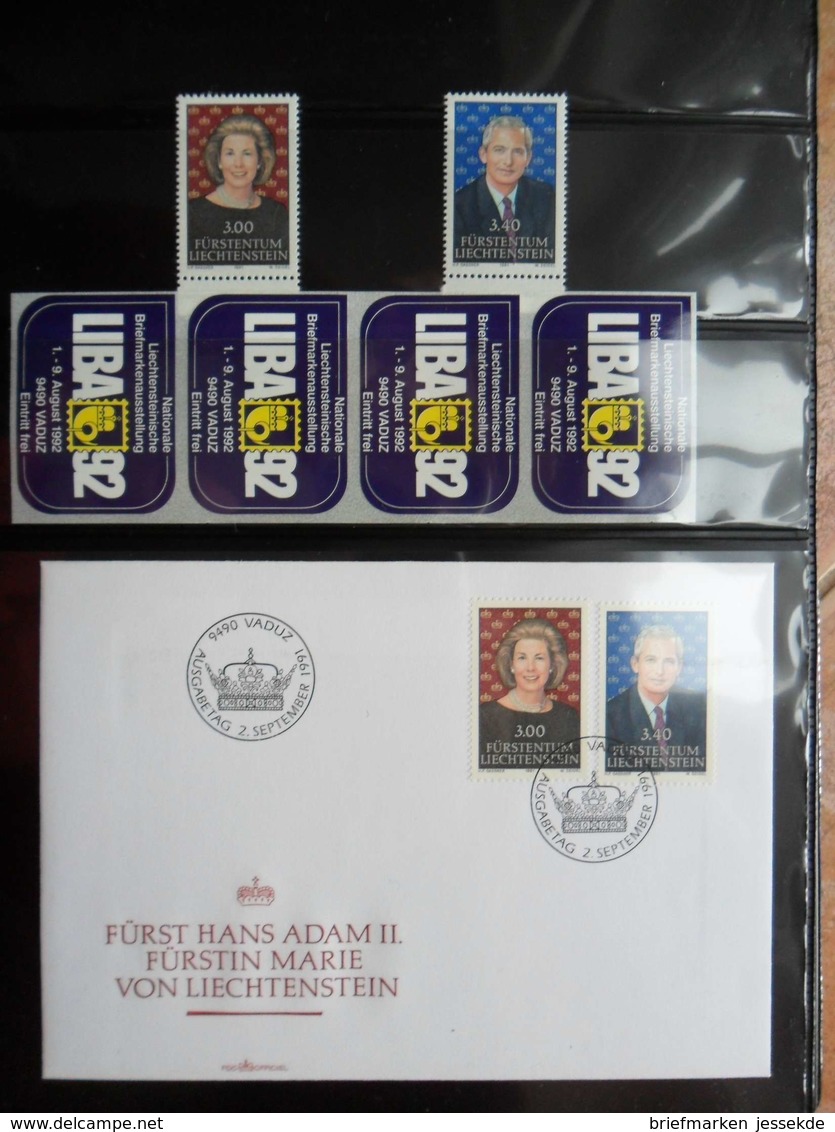 Lot Sammlung Liechtenstein Ganzsachen Maximumkarten FDC Briefe