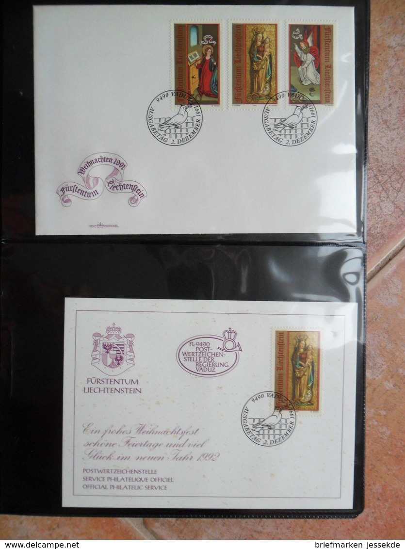 Lot Sammlung Liechtenstein Ganzsachen Maximumkarten FDC Briefe