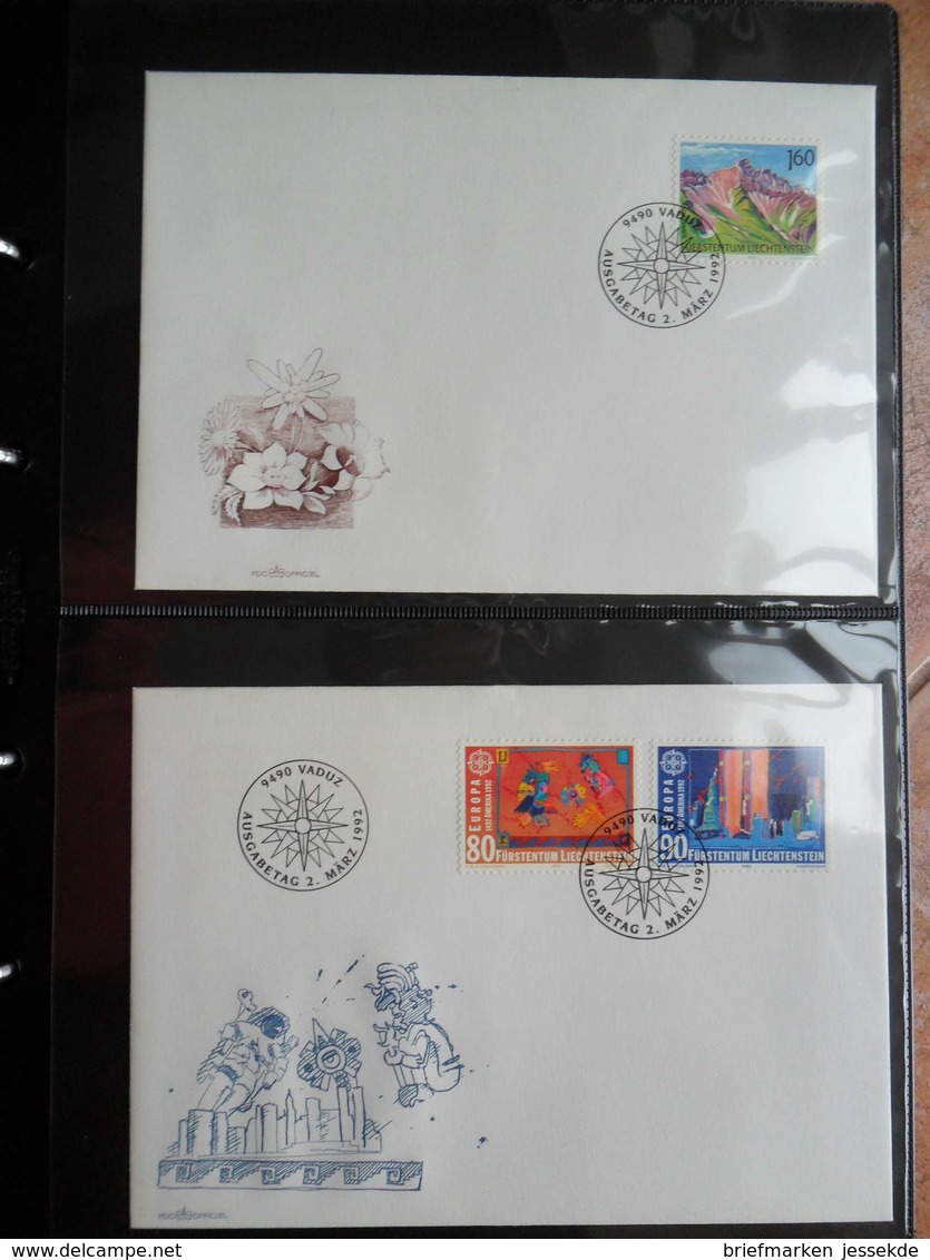 Lot Sammlung Liechtenstein Ganzsachen Maximumkarten FDC Briefe