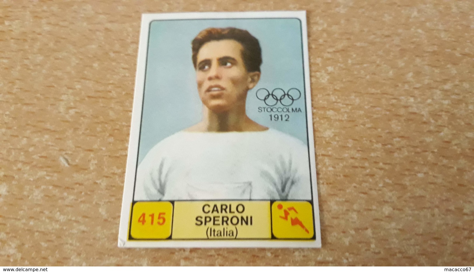 Figurina Panini Campioni Dello Sport 1968 - 415 Carlo Speroni - Edizione Italiana