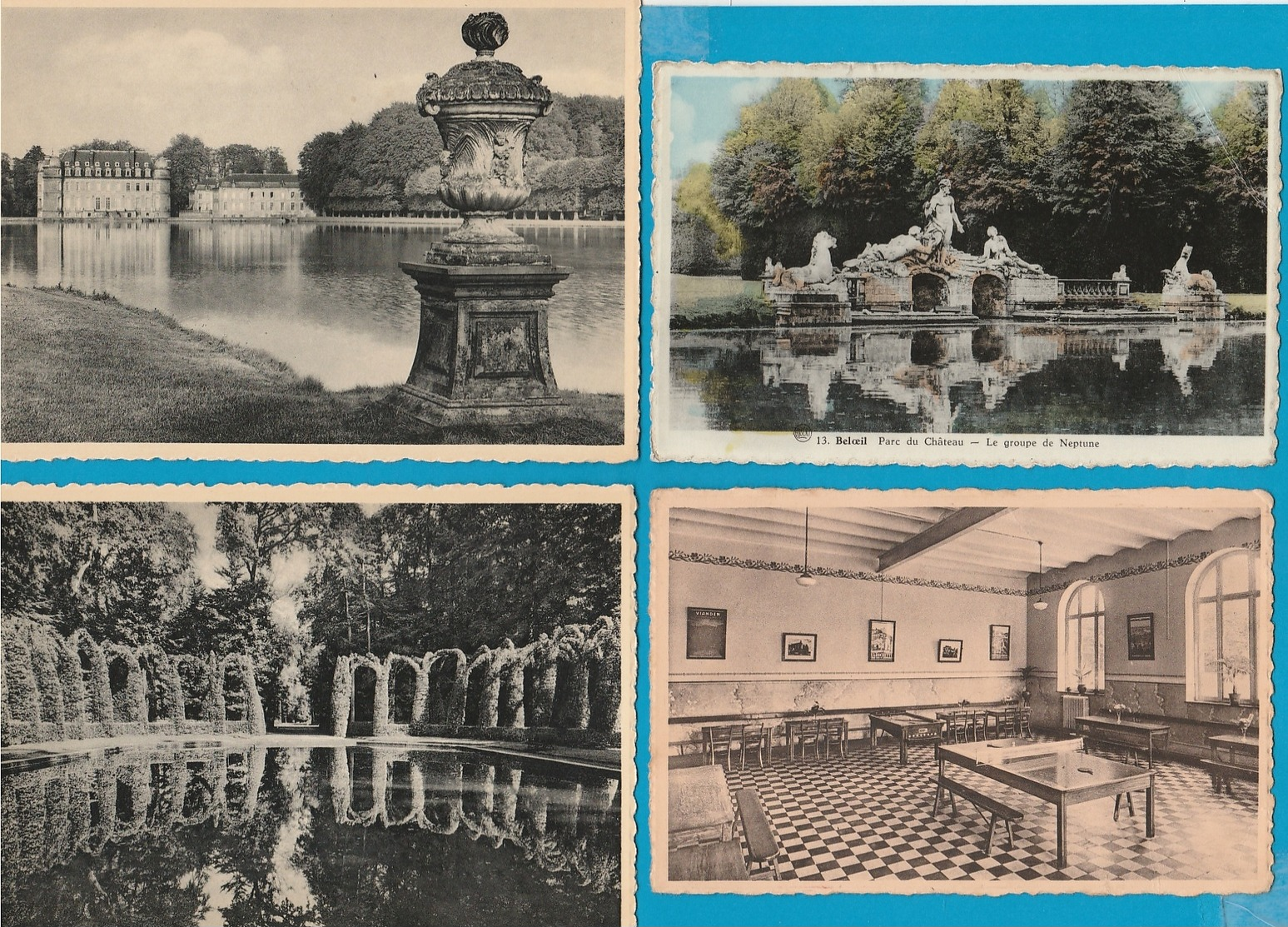 BELGIË Beloeil, Chimay, Tournai, La Louviere, Ronquieres Lot Van 60 Postkaarten. - 5 - 99 Cartes