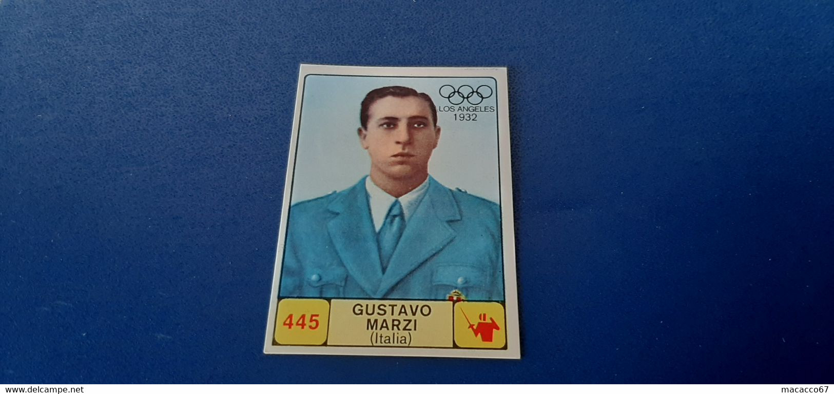 Figurina Panini Campioni Dello Sport 1968 - 445 Gustavo Marzi - Edizione Italiana