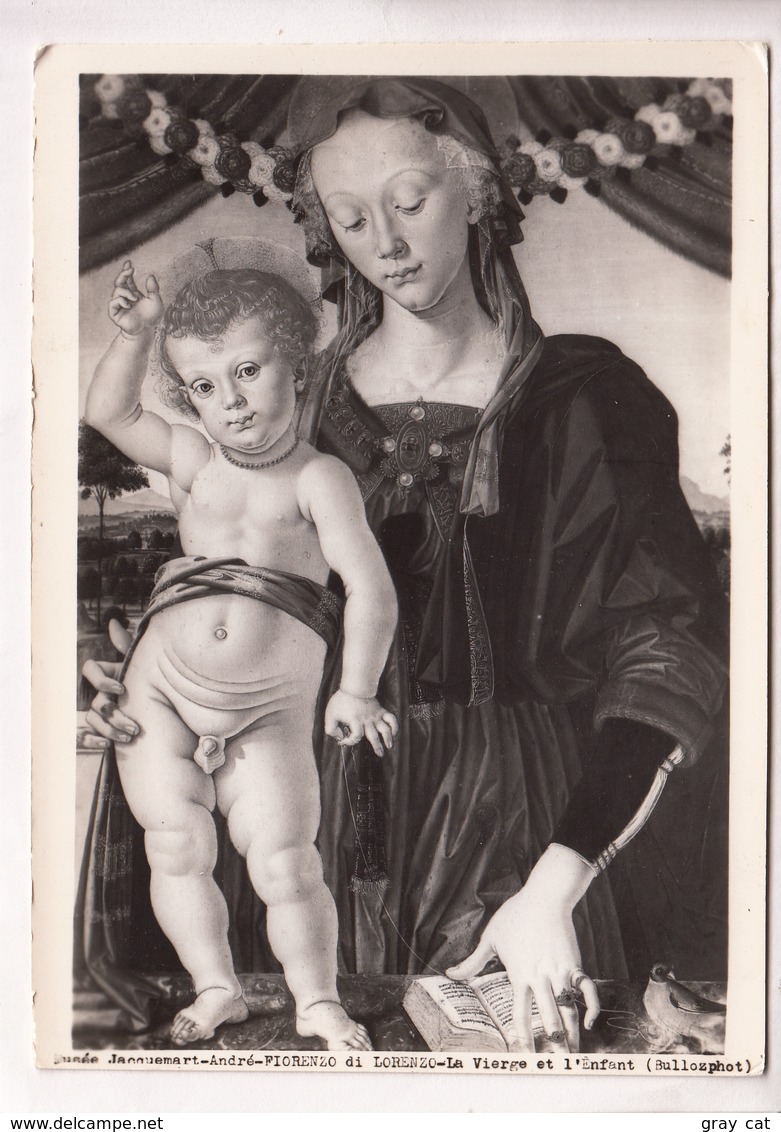 FIORENZO Di LORENZO, La Vierge Et L'Enfant, Unused Photo Card [22775] - Paintings, Stained Glasses & Statues