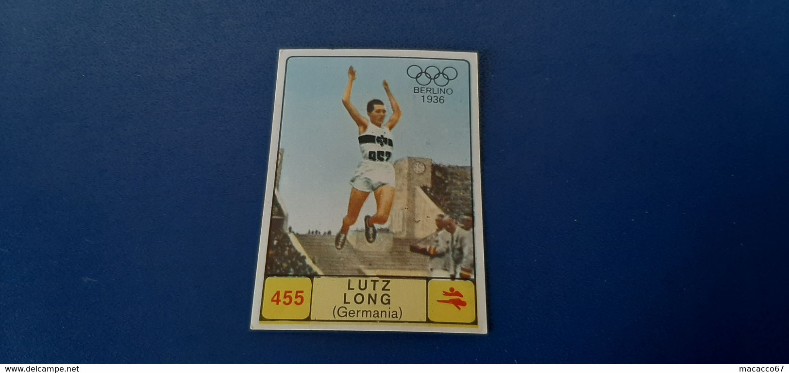 Figurina Panini Campioni Dello Sport 1968 - 455 Lutz Long - Edizione Italiana