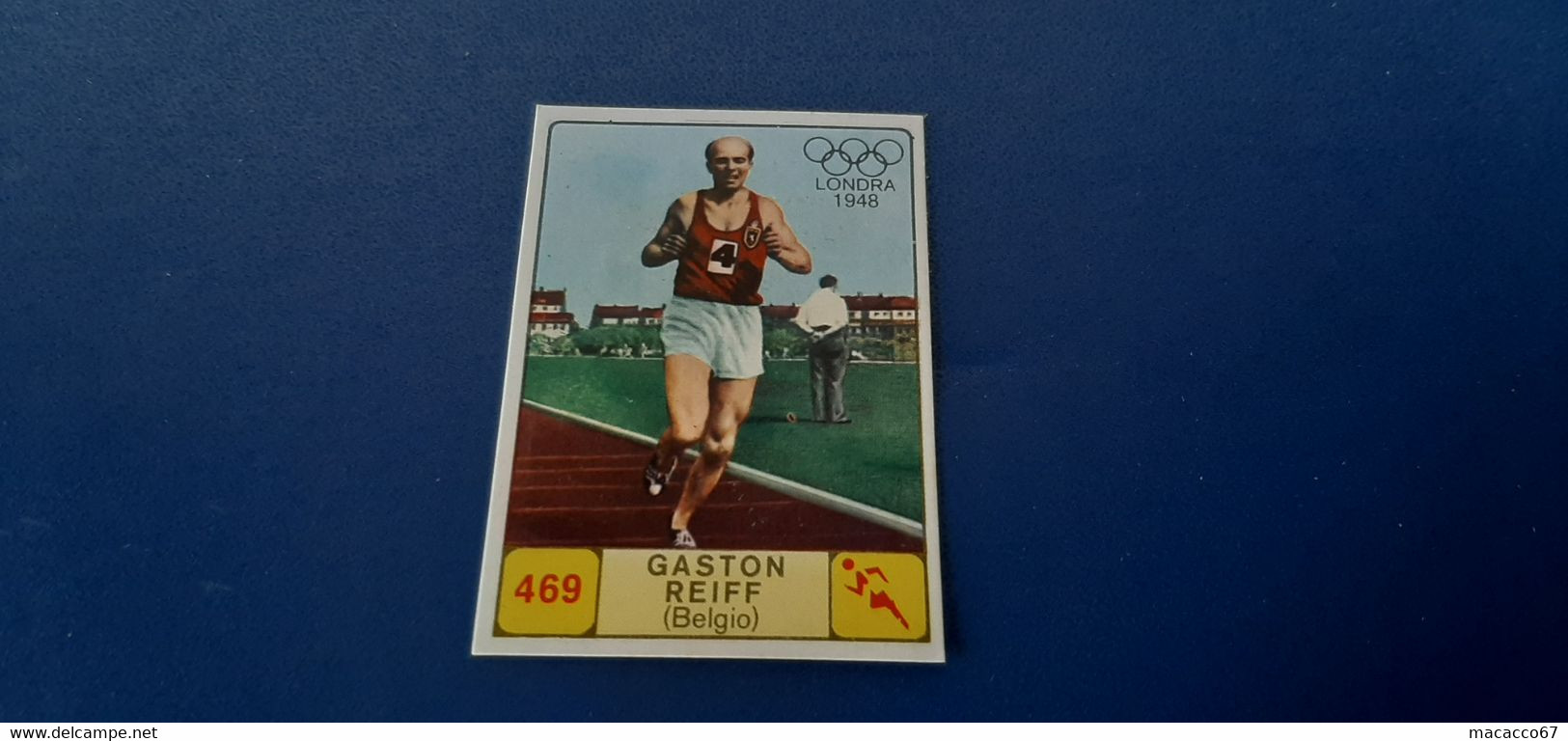 Figurina Panini Campioni Dello Sport 1968 - 469 Gaston Reiff - Edizione Italiana