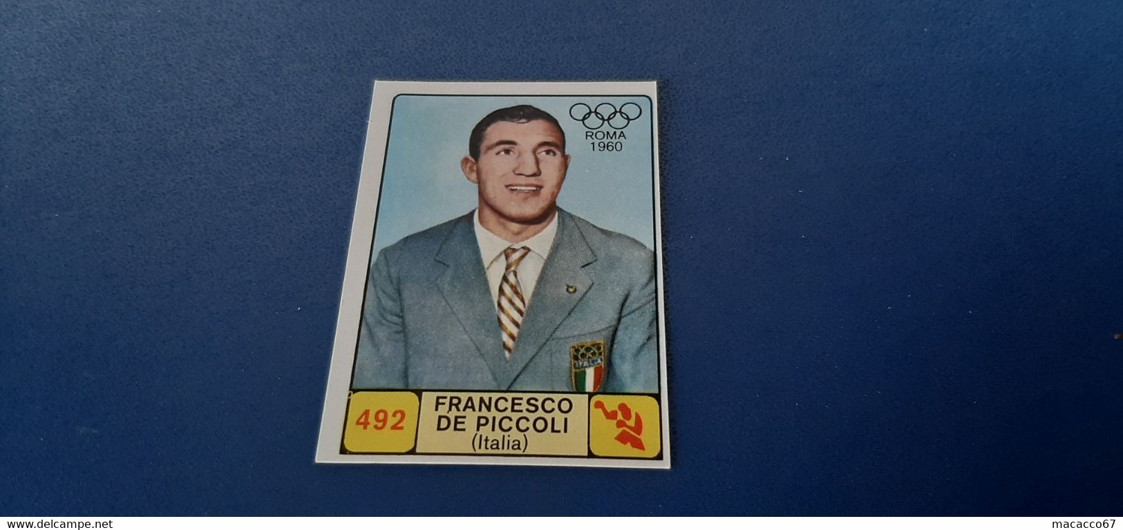 Figurina Panini Campioni Dello Sport 1968 - 492 Francesco De Piccoli - Edizione Italiana