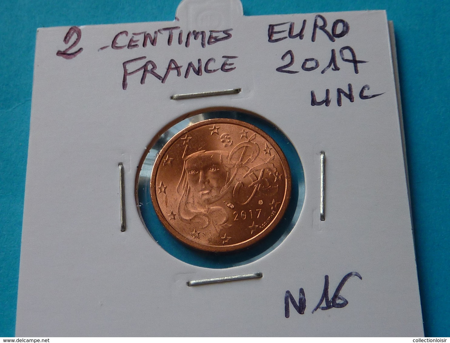 2 CENTIMES EURO FRANCE 2017 Unc ( Sous étui H B - 2 Photos  ) - France