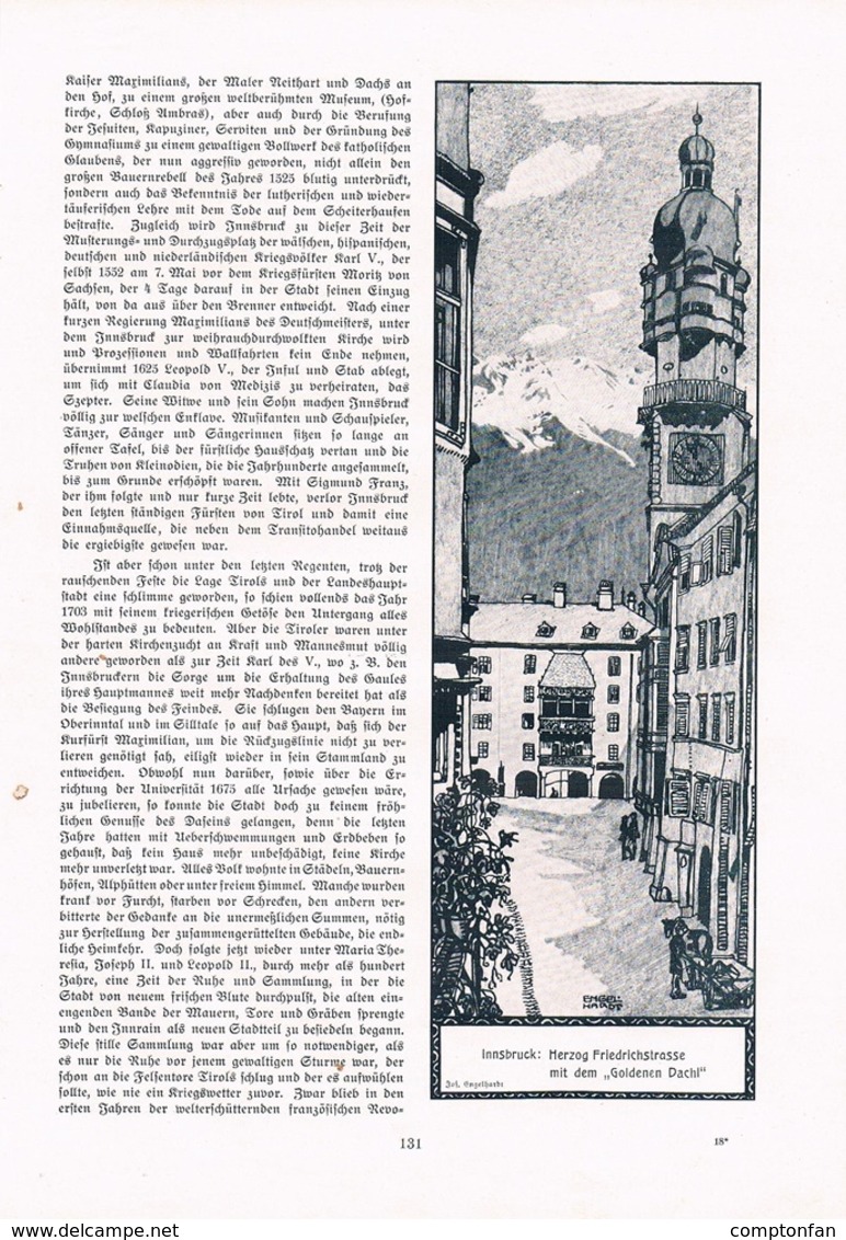 A102 234-3 Innsbruck Engelhardt Compton 1 Artikel Mit 7 Bildern Von 1907 !! - Sonstige & Ohne Zuordnung