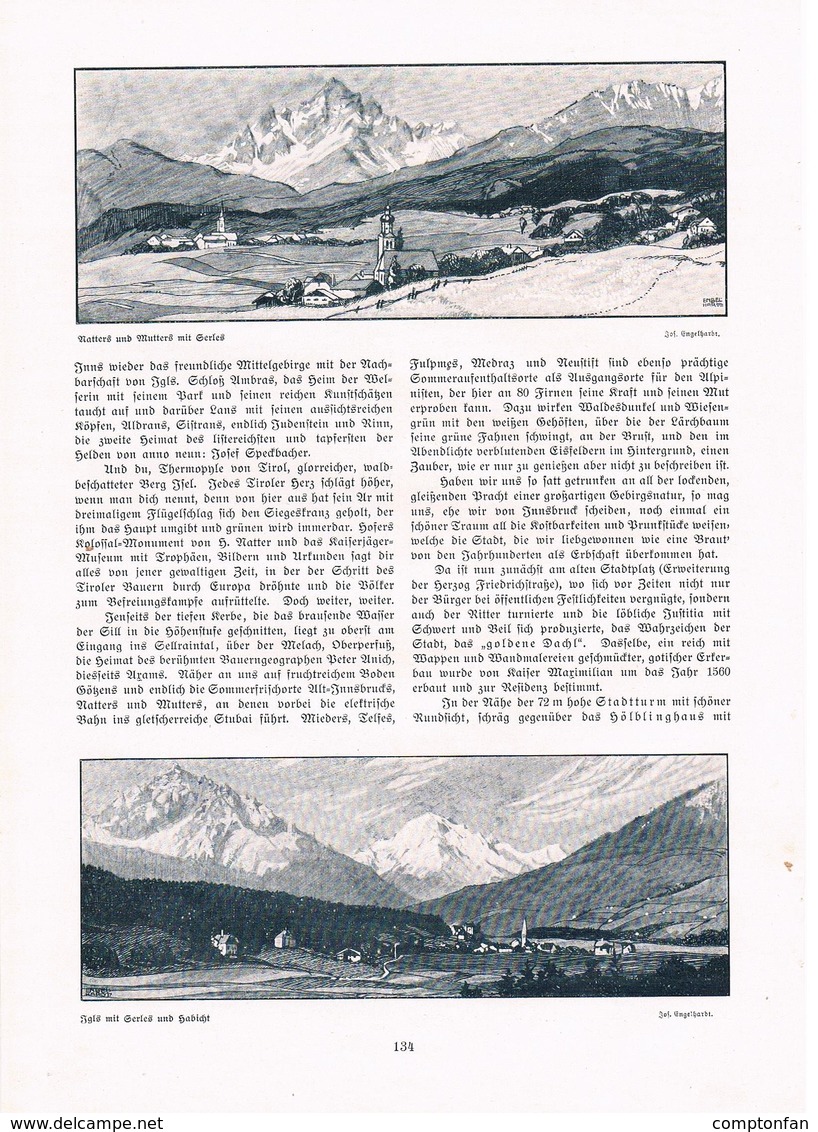 A102 234-3 Innsbruck Engelhardt Compton 1 Artikel Mit 7 Bildern Von 1907 !! - Sonstige & Ohne Zuordnung