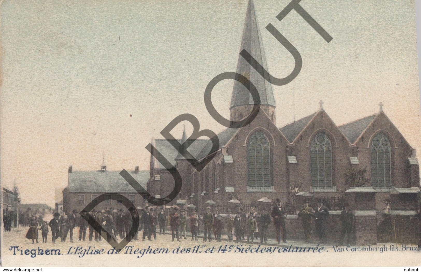 Postkaart-Carte Postale TIEGEM - Anzegem - Kerk L'Eglise (Priester Lokeren)  (L39) - Anzegem