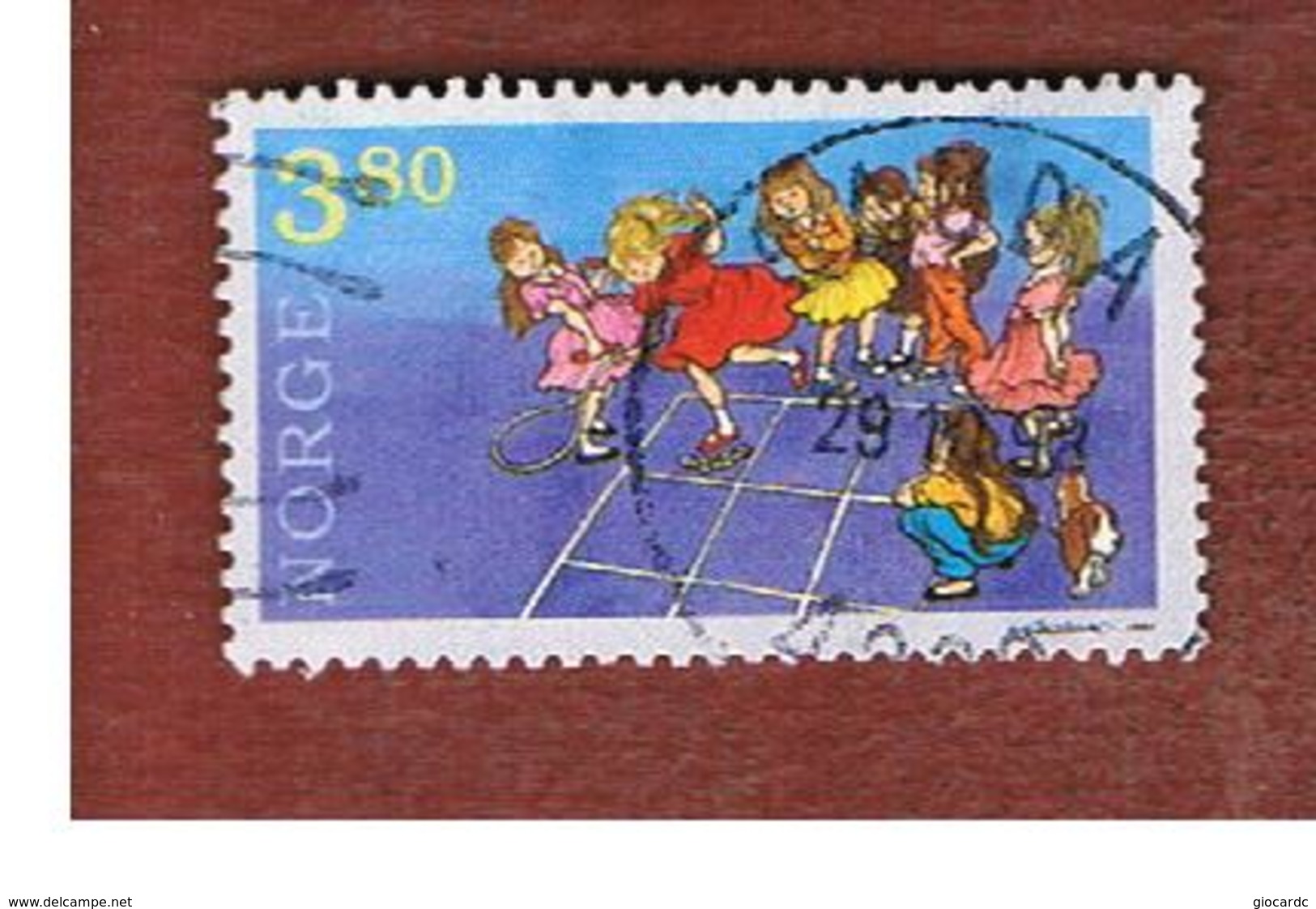 NORVEGIA (NORWAY) -   SG 1321   -  1998  CHILDREN' S GAMES      - USED° - Oblitérés