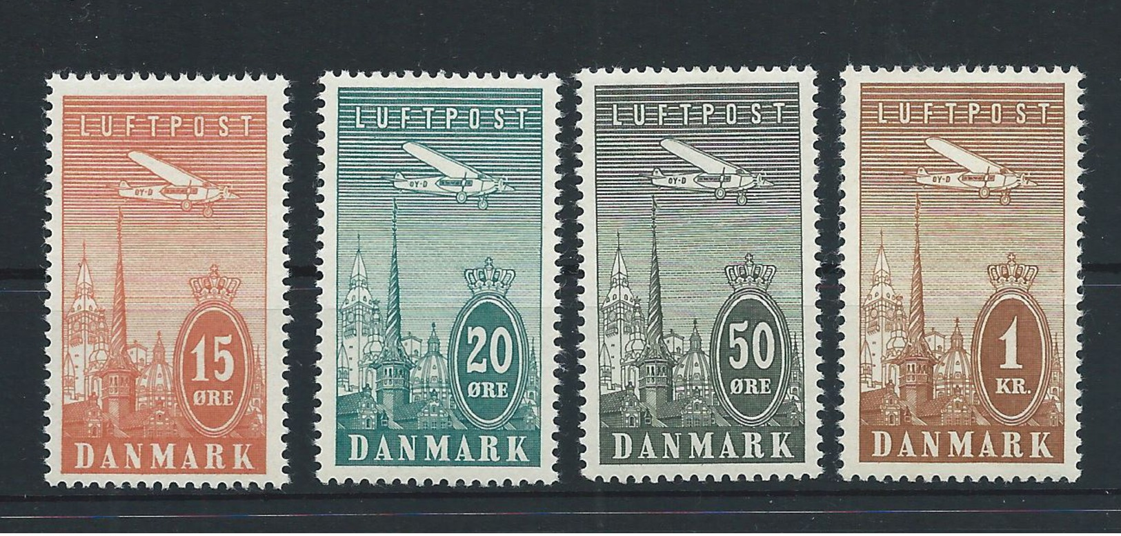 Denmark, Michel-No. 218-221 , Unused With Hinge    (as Per Scans) LH - Neufs