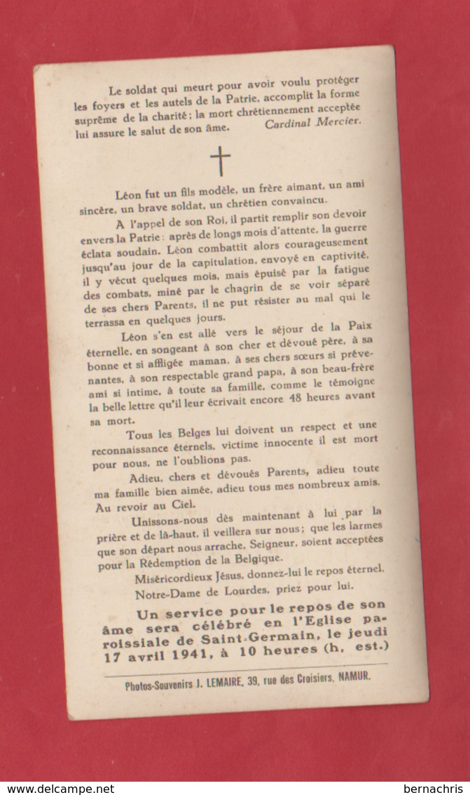 Photo Soldat Décédé Le 24/12/1940 à MAGDEBOURG En Allemagne - 1939-45