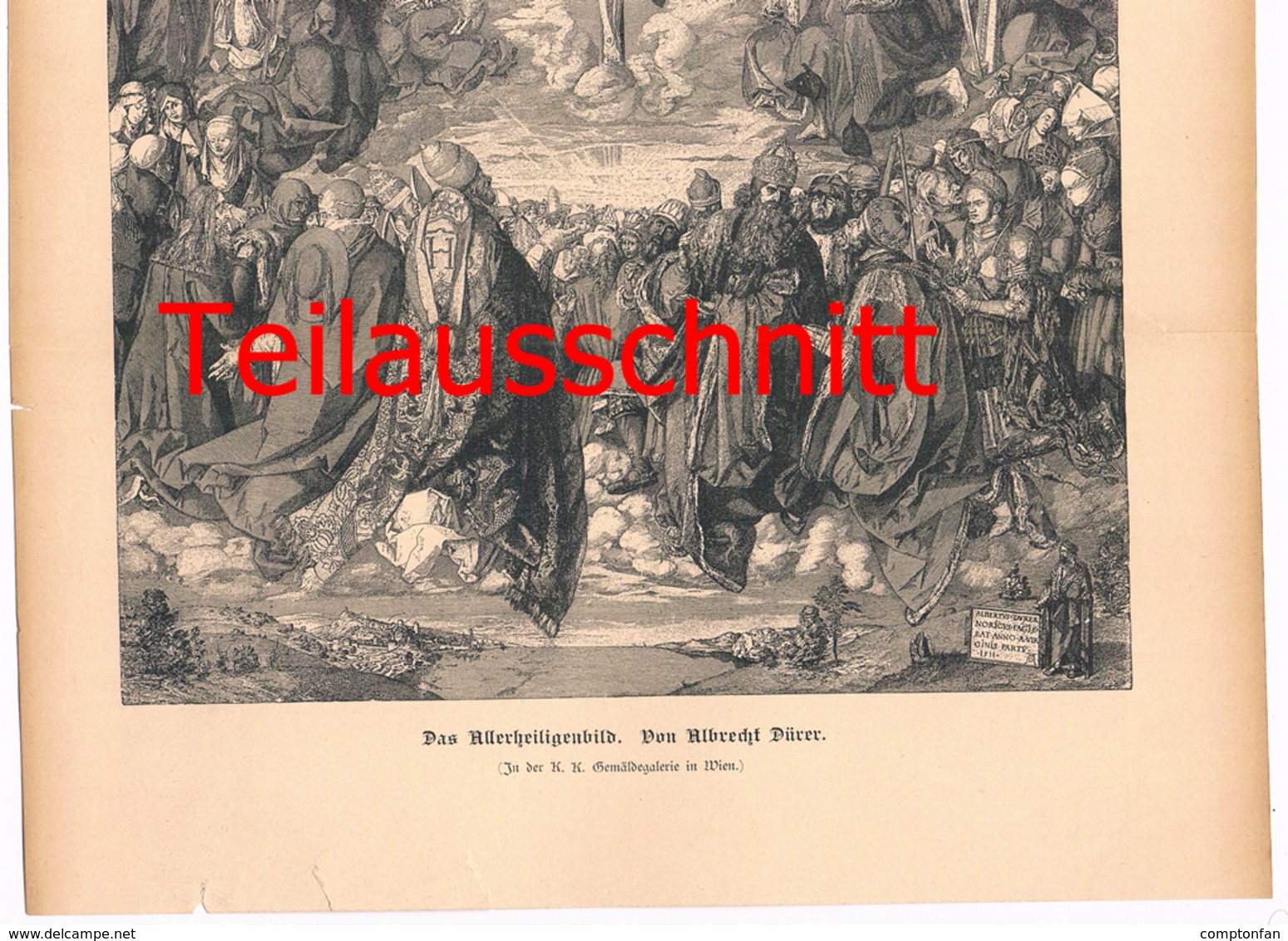 A102 250 Albrecht Dürer Artikel Mit 15 Bildern Von 1886 !! - Schilderijen &  Beeldhouwkunst