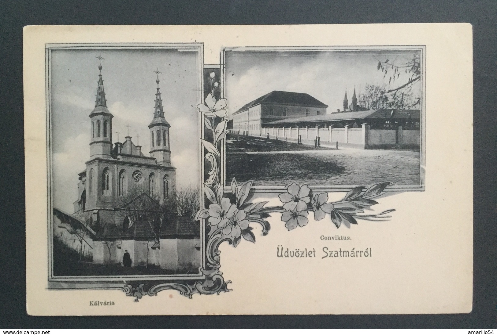 RAR Litho AK Satu Mare Szatmar In Siebenbürgen Gelaufen 1907 - Rumänien