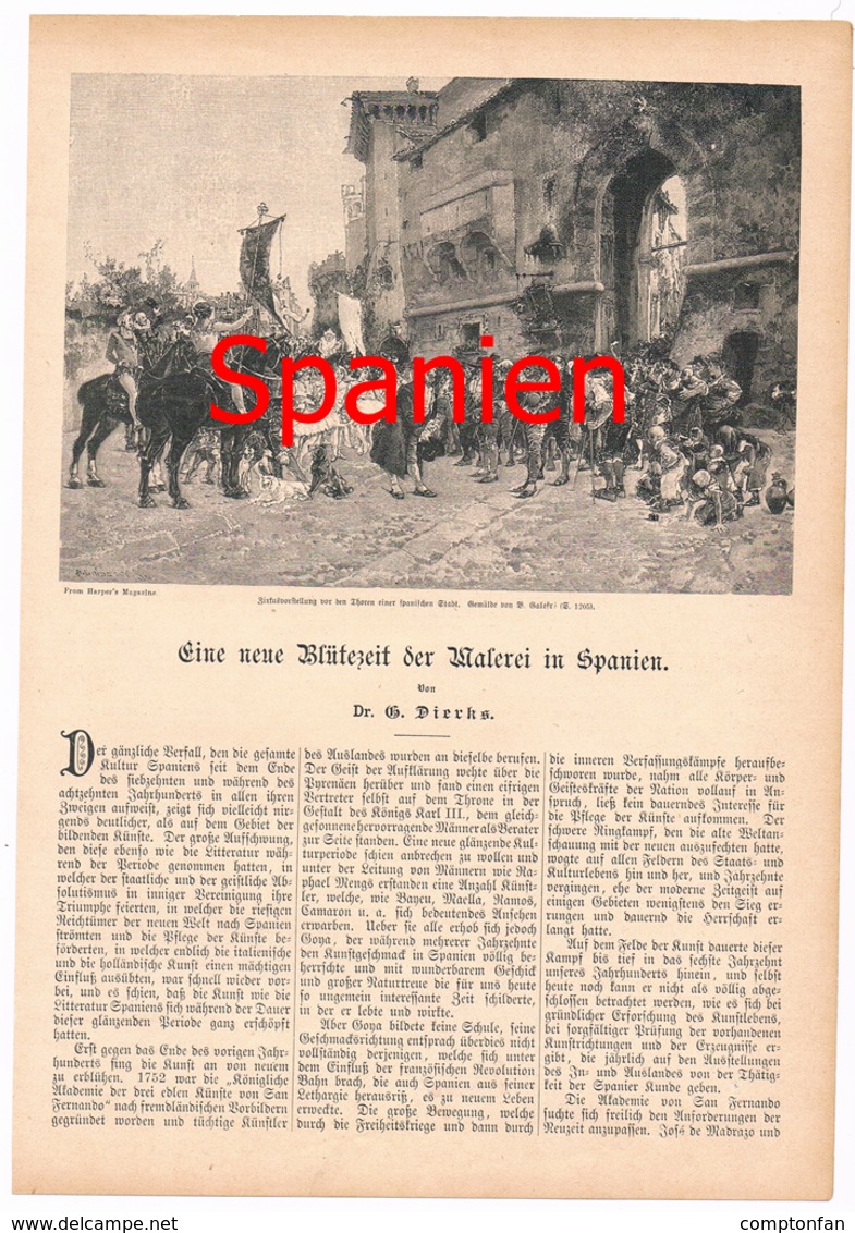 A102 254 Malerei In Spanien Artikel Mit 18 Bildern Von 1890 !! - Schilderijen &  Beeldhouwkunst