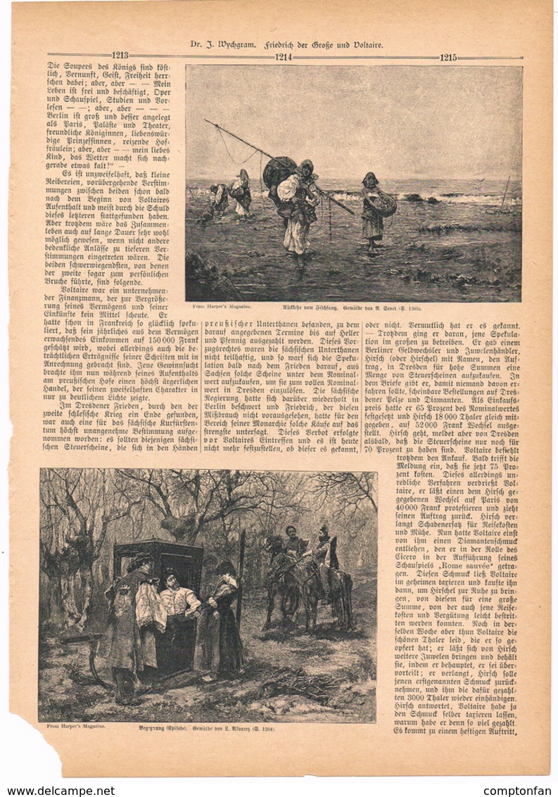 a102 254 Malerei in Spanien Artikel mit 18 Bildern von 1890 !!