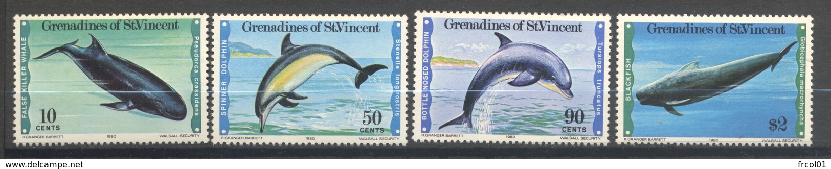 Saint-Vincent & Grenadines, Yvert 175/178, Scott 183/186, MNH - St.Vincent & Grenadines