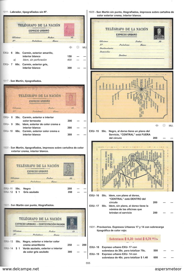 CATALOGO ESPECIALIZADO DE SELLOS E HISTORIA POSTAL DE LA REPUBLICA ARGENTINA AÑO 2019 GOTTIG JALIL TAPA DURA