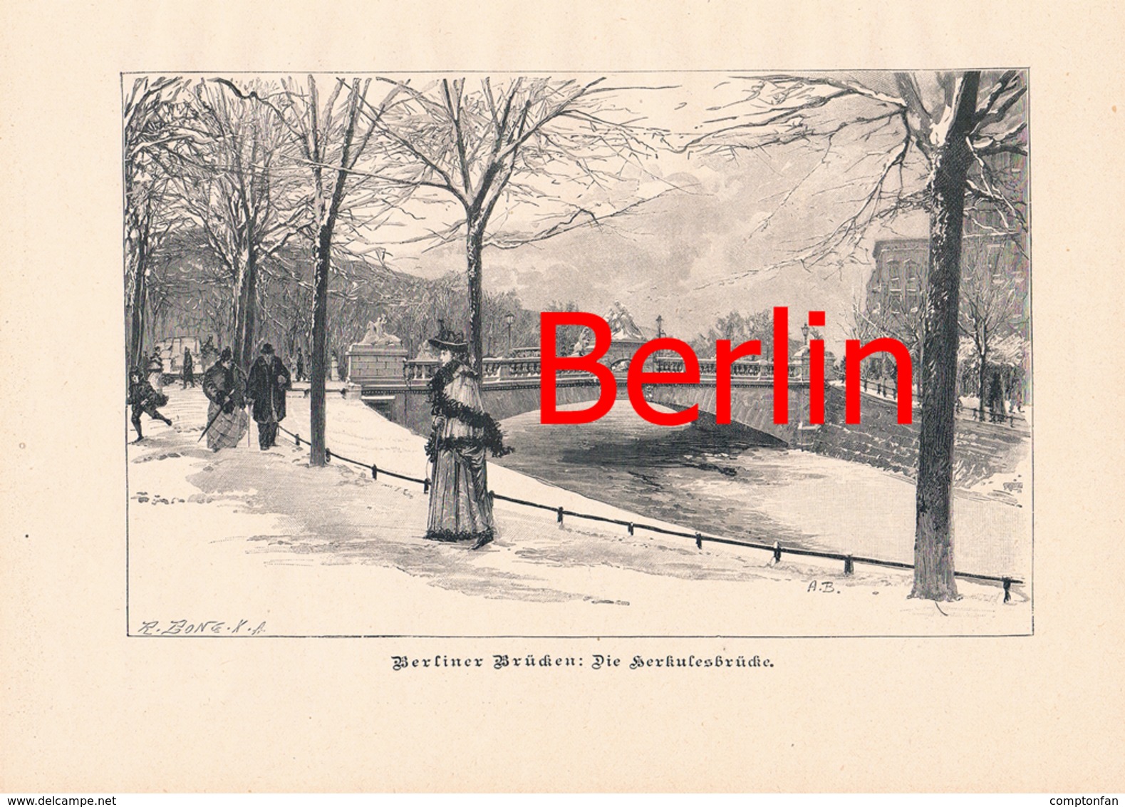 A102 261 Fritz Stahl Berlin Brücken Brückenbau Artikel Mit 3 Bildern 1894 !! - Autres & Non Classés