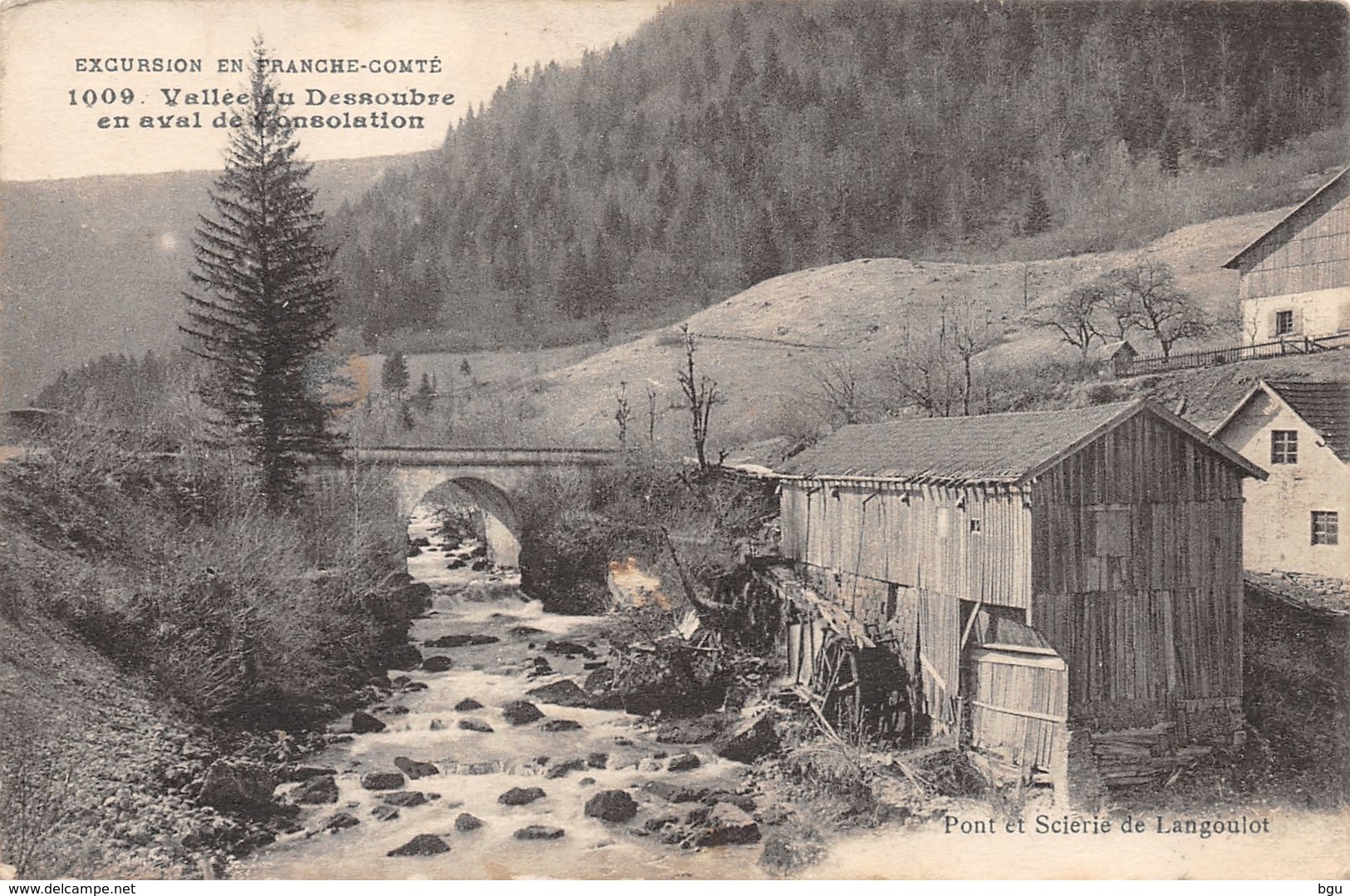 Vallée Du Dessoubre (25) - Pont Et Scierie De Langoulot - Autres & Non Classés