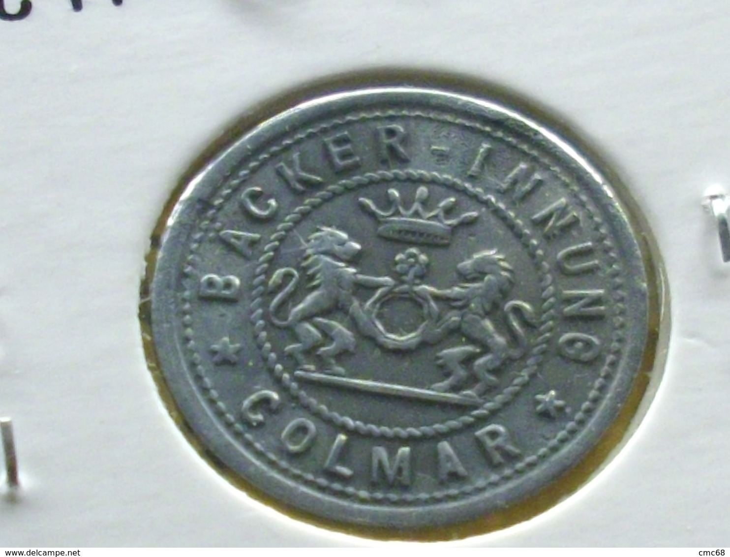 WERT 5 PFENNIG   BACER INNUNG  COLMAR - A Identifier