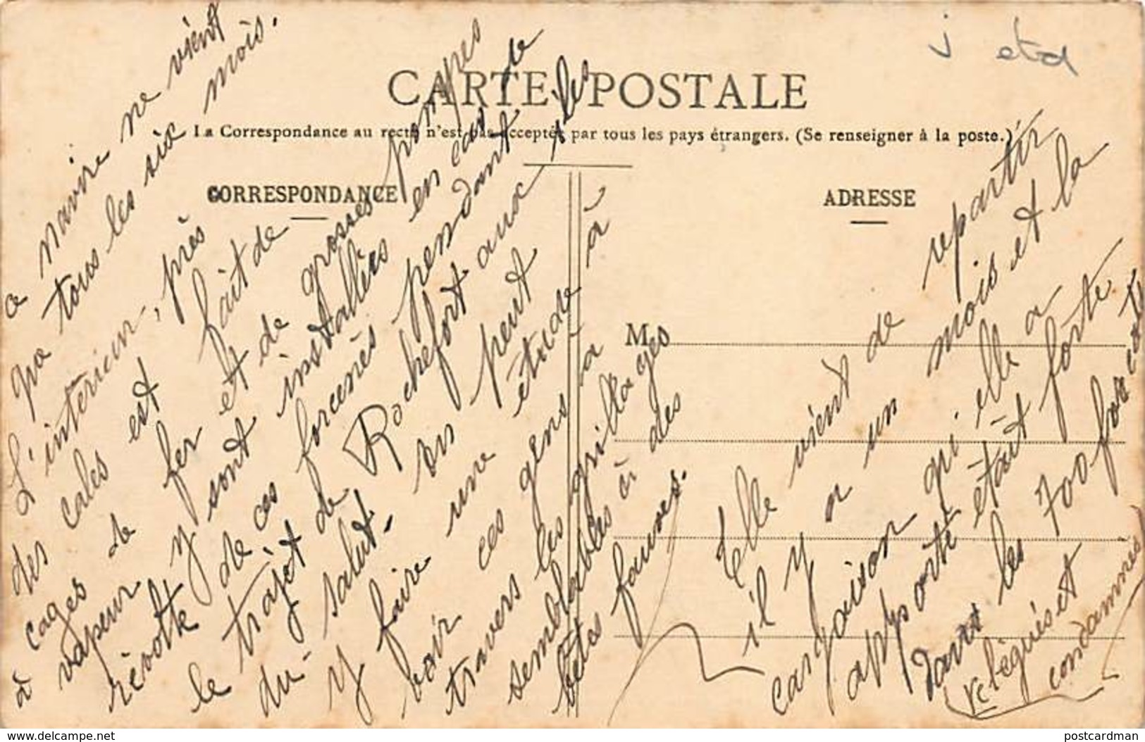 Guyane Française - L'affrété De L'Etat Loire En Rade Des Iles Du Salut (Juillet 1905) - Ed. Désiré Lanes. - Autres & Non Classés