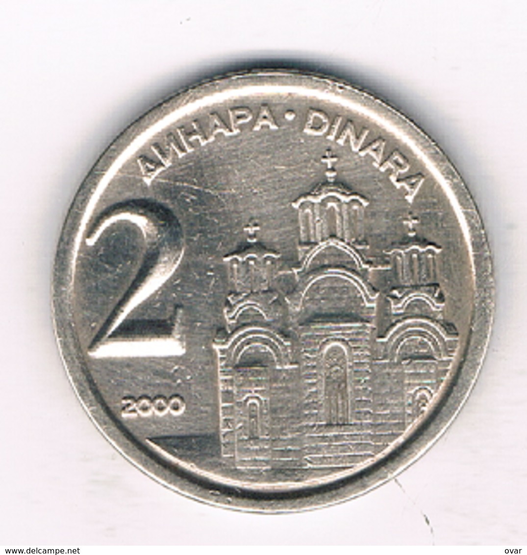 2 DINAR 2000 SERVIE /0578/ - Servië