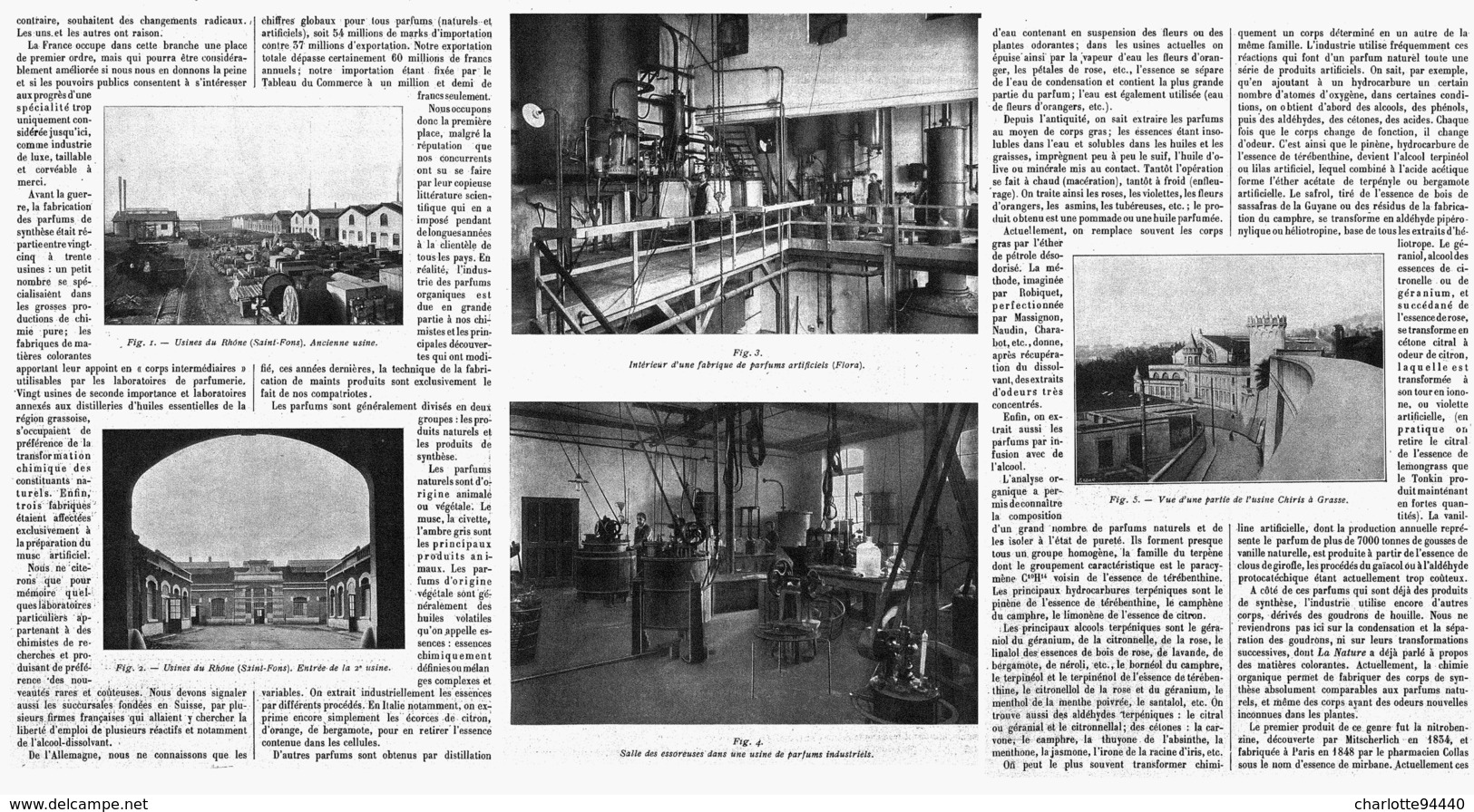 INDUSTRIE FRANCAISE Des PARFUMS De SYNTHESE  1916 - Autres & Non Classés