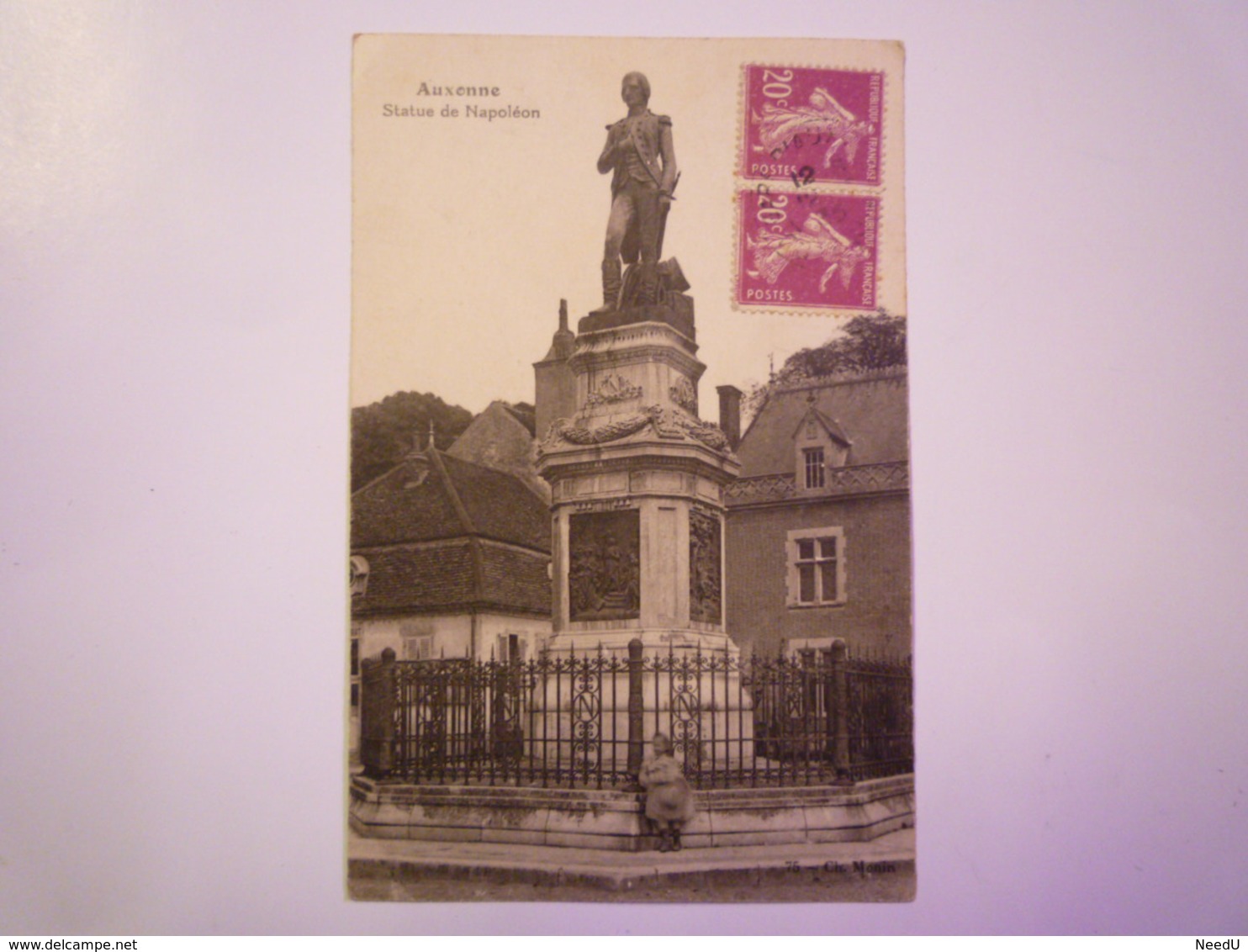 AUXONNE  (Côte D'Or)  :  Statue De  NAPOLEON  1935   XXX - Auxonne