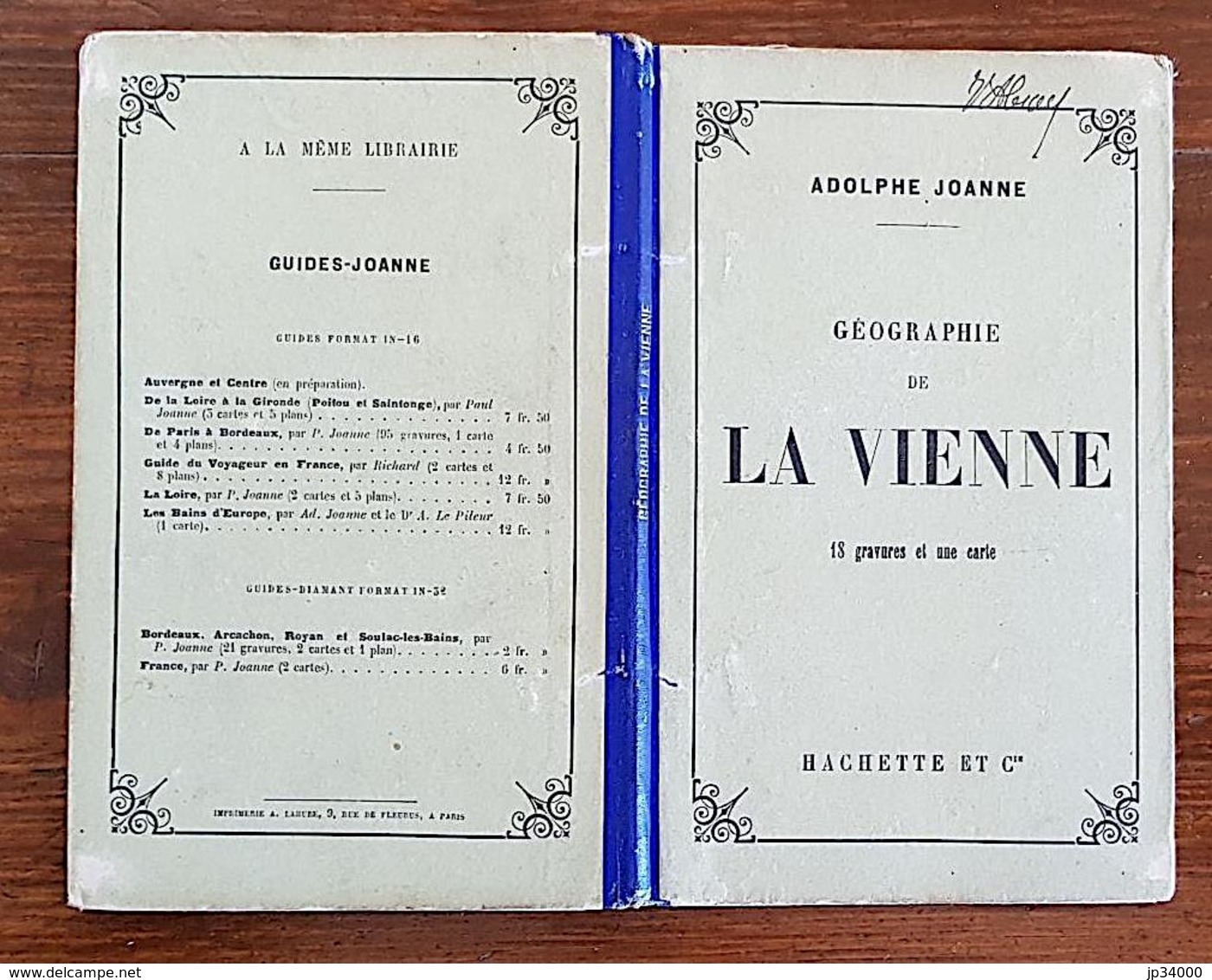 Géographie DE LA VIENNE 18 Gravures + 1 Carte 1880 Adolphe Joanne. - Poitou-Charentes