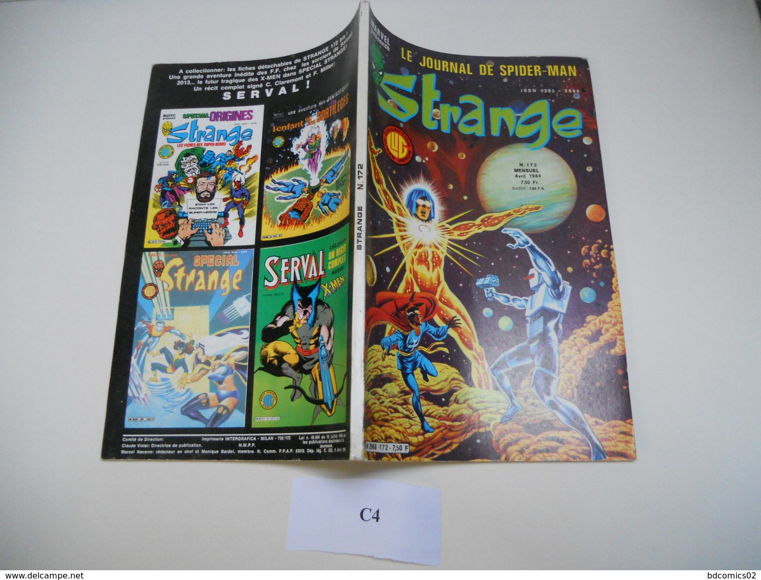 STRANGE EDITION LUG N°172 IRON MAN /// L'ARAIGNEE ///  DAREDEVIL /// ROM /// TBE C4 - Strange