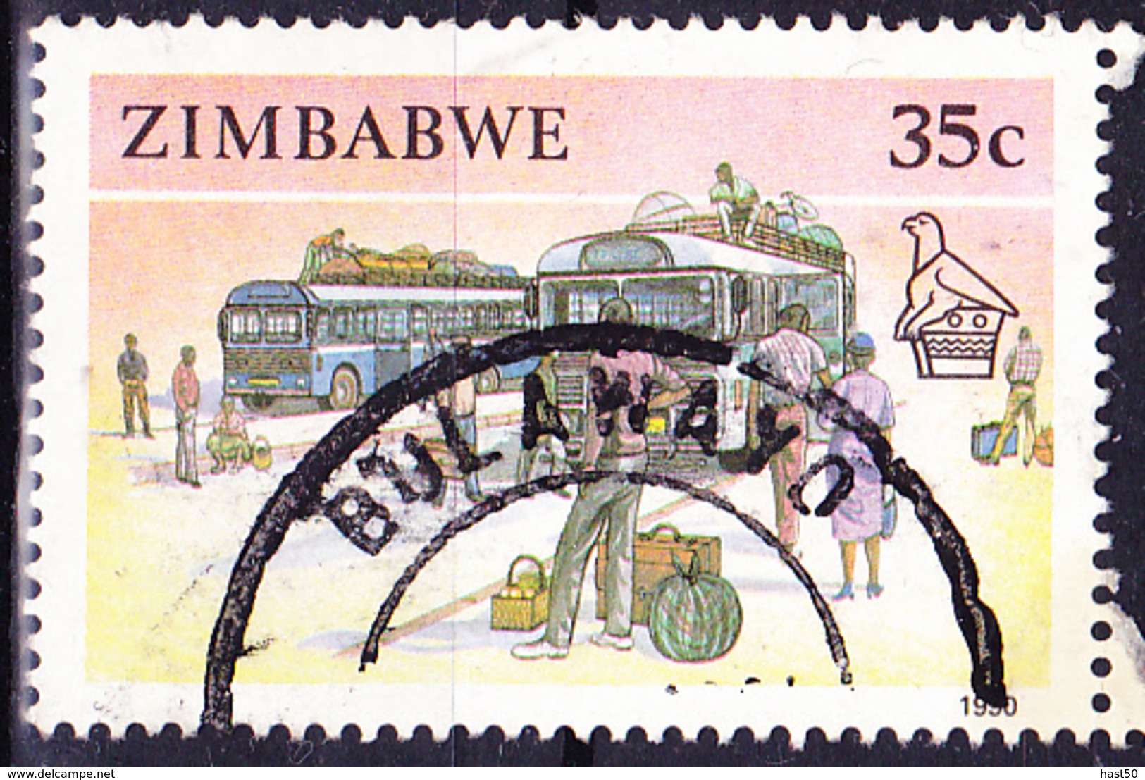 Simbabwe - Busse + Reisende (Mi.Nr.: 431) 1990 - Gest. Used Obl. - Zimbabwe (1980-...)