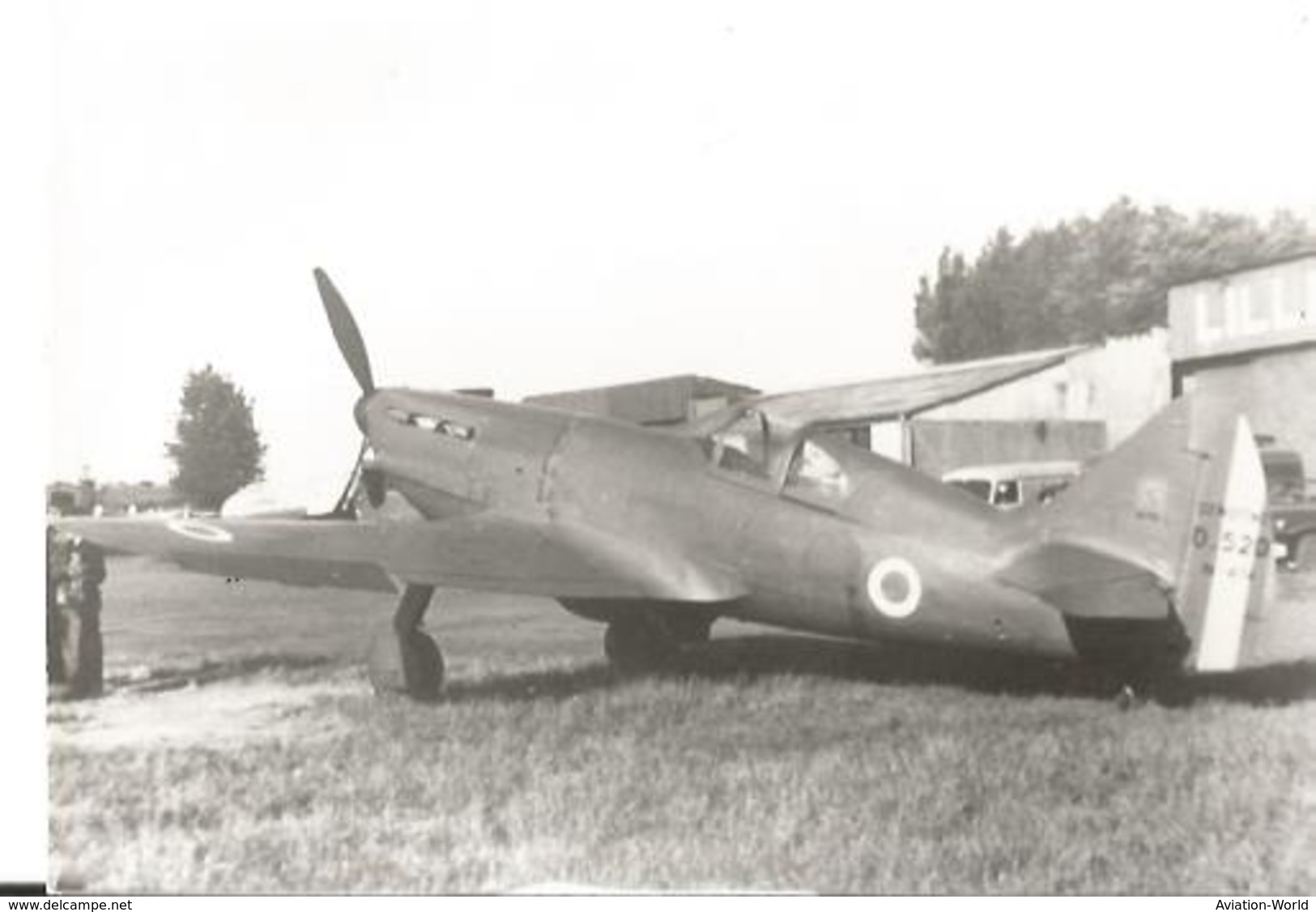 PHOTO AVION DEWOITINE D510   N°474   LILLE    12X8CM - 1946-....: Era Moderna