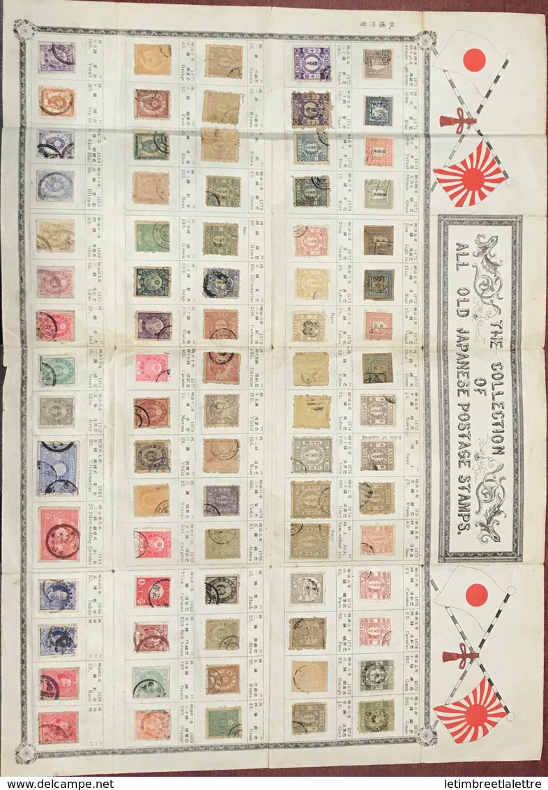 Japon, Dépliant Avec Timbres Du Japon Pour Les Touristes TB - Autres & Non Classés