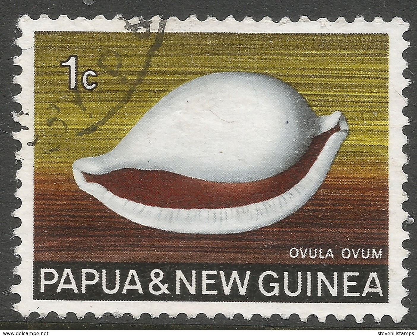 Papua New Guinea. 1968-69 Sea Shells. 1c Used. SG 137 - Papouasie-Nouvelle-Guinée