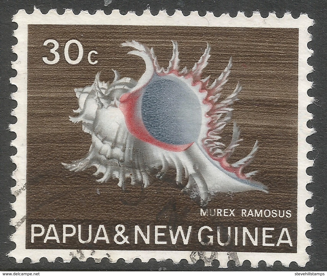 Papua New Guinea. 1968-69 Sea Shells. 30c Used. SG 147 - Papua-Neuguinea