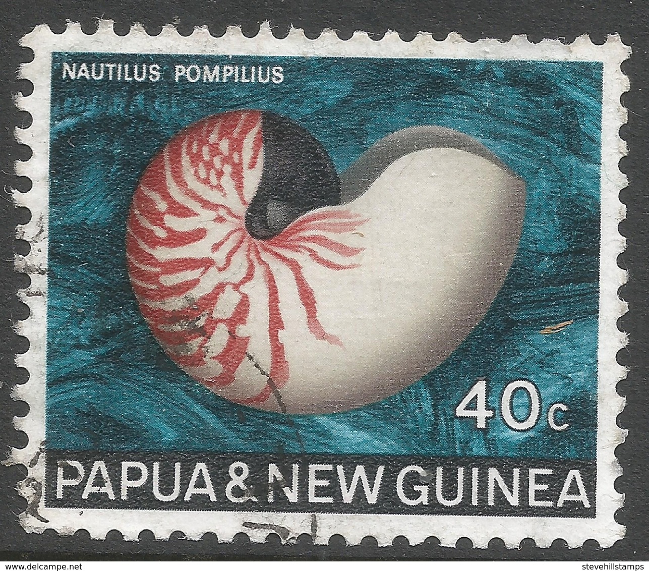 Papua New Guinea. 1968-69 Sea Shells. 40c Used. SG 148 - Papua New Guinea