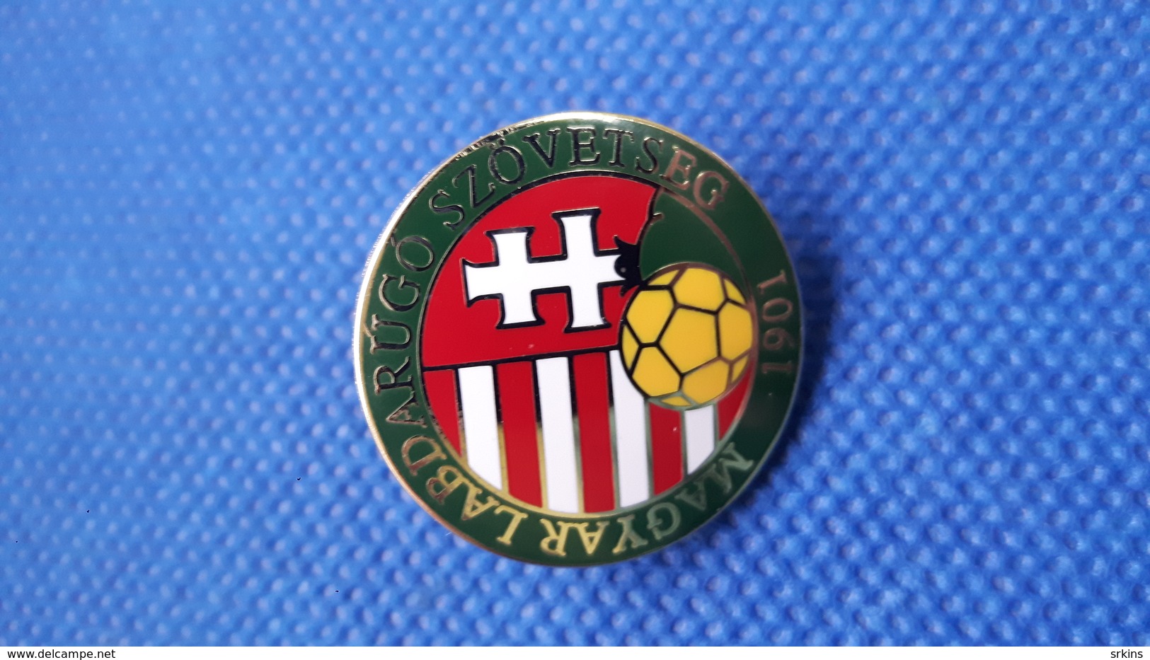 Enamel Pin Badge Hungary Football Federation Magyar - Football