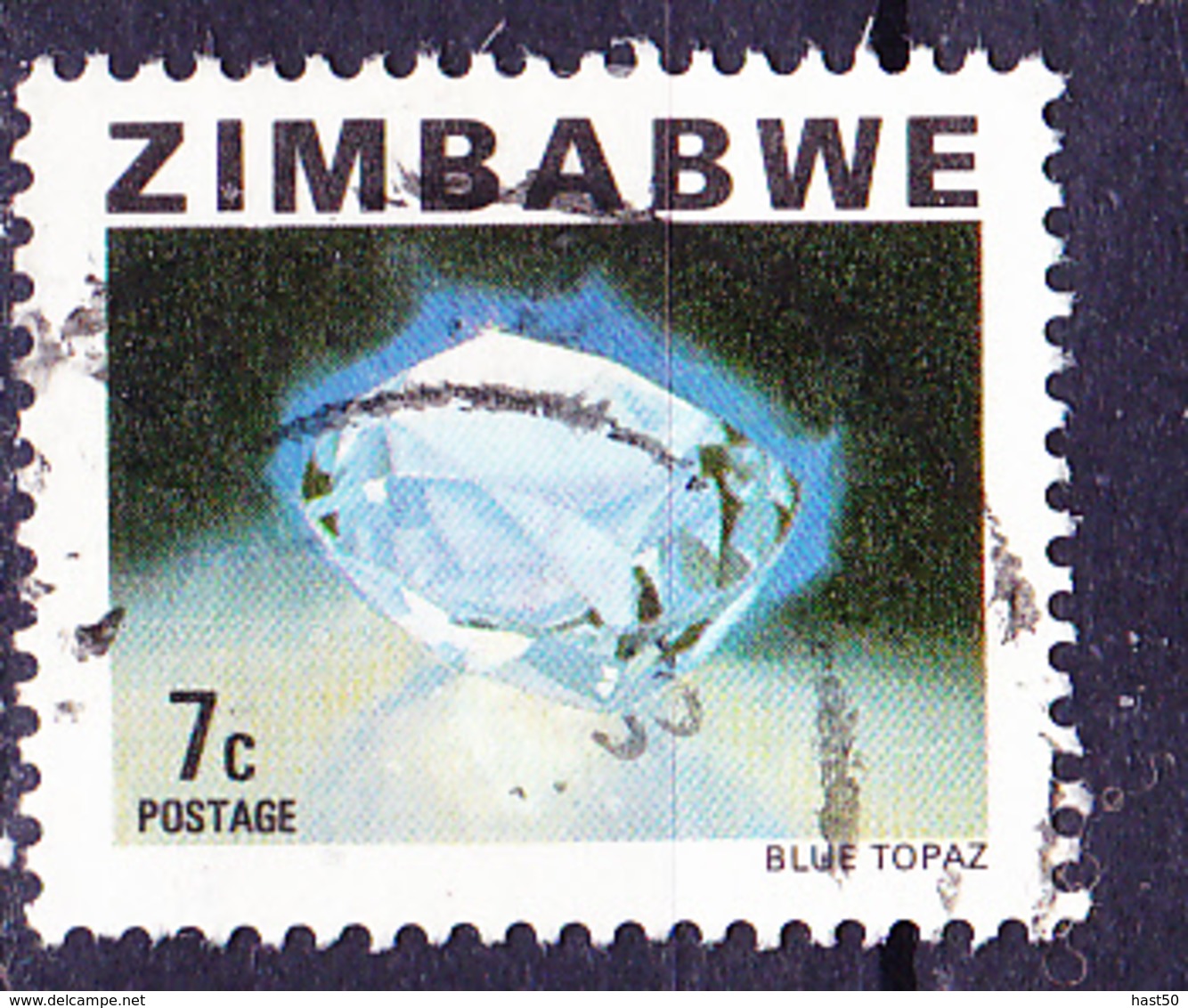 Simbabwe - Blauer Topas (Mi.Nr.: 231) 1980 - Gest. Used Obl. - Zimbabwe (1980-...)