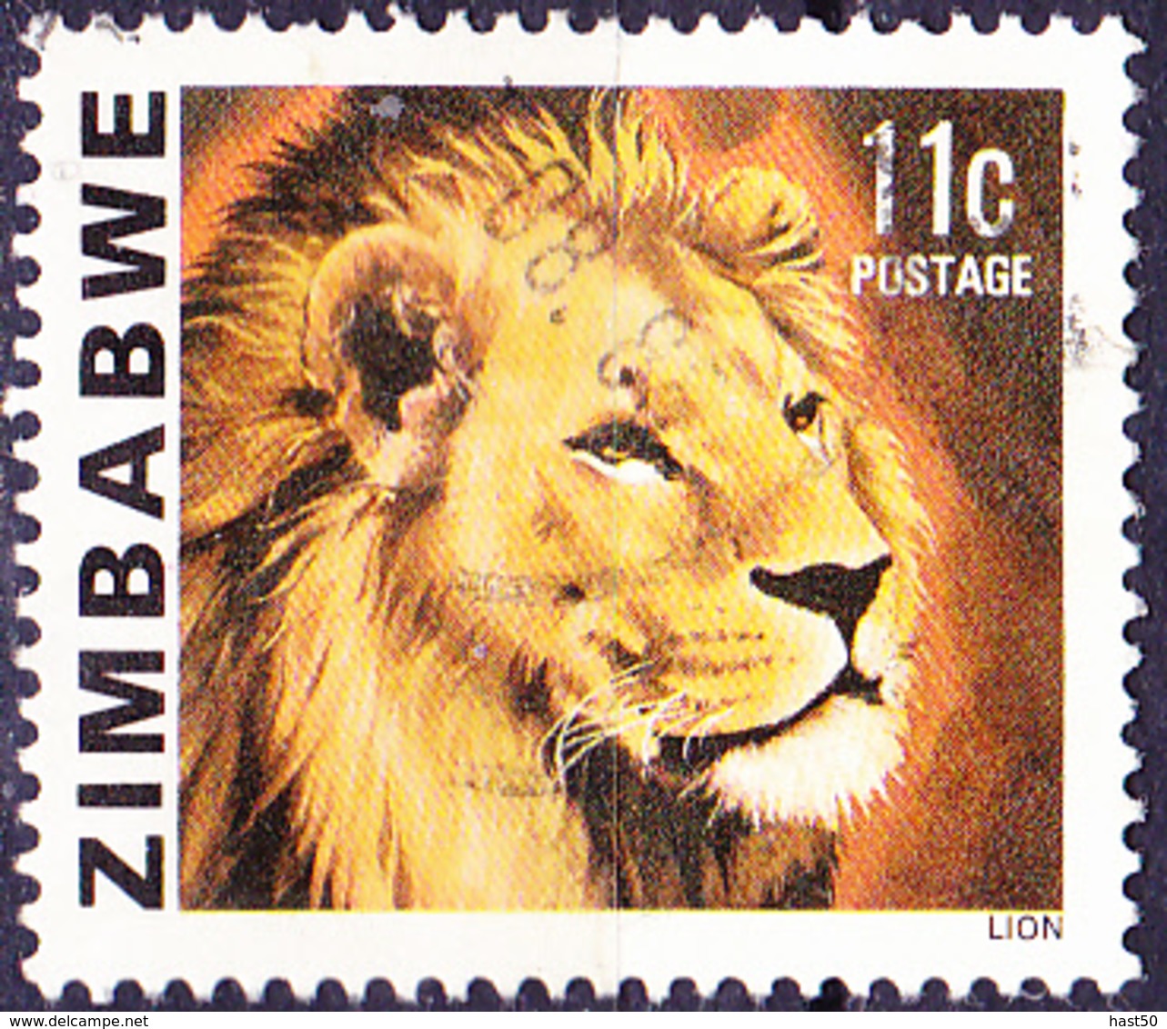 Simbabwe - Löwe (Panthera Leo) (Mi.Nr.: 233) 1980 - Gest. Used Obl. - Zimbabwe (1980-...)