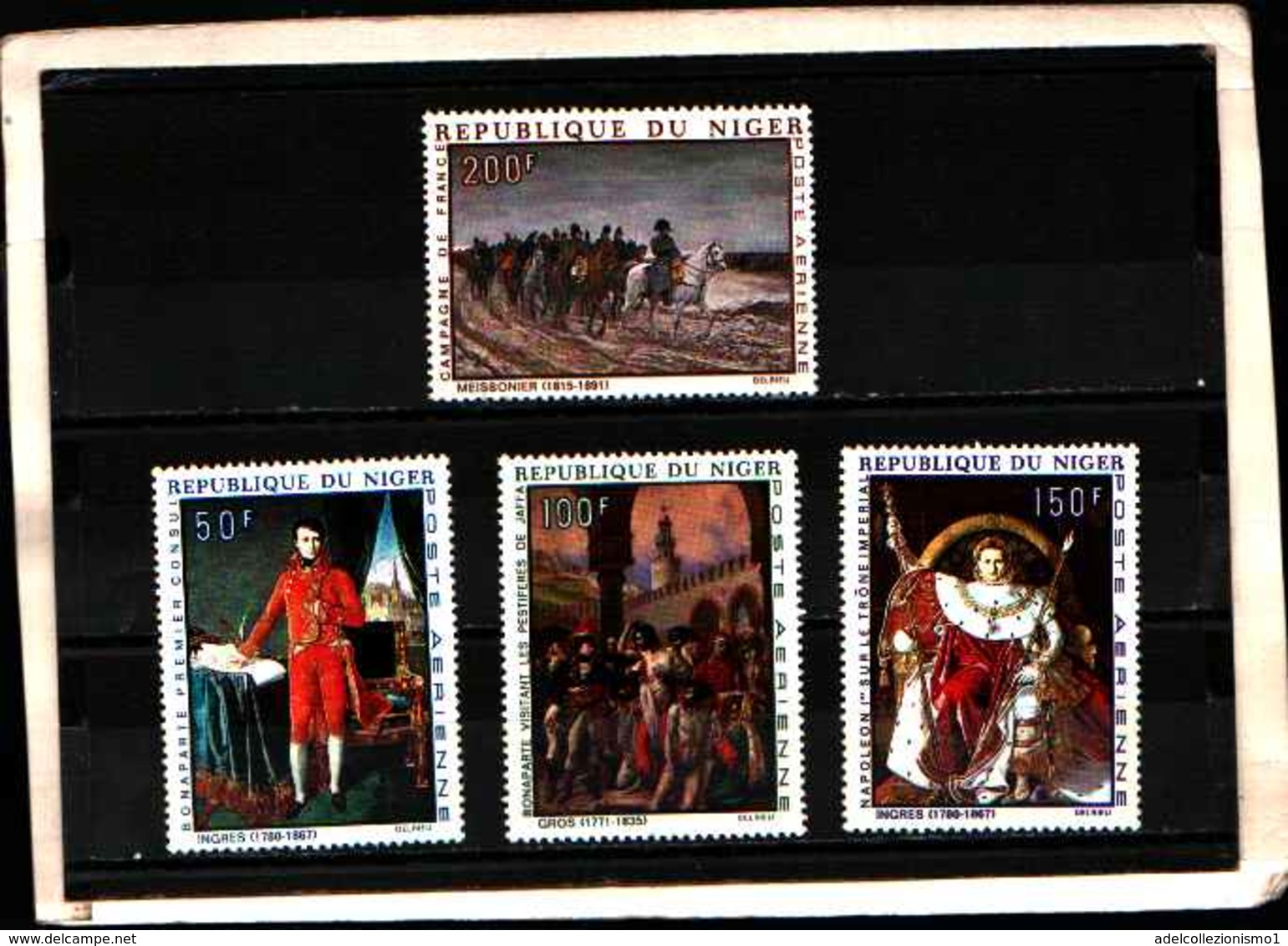 90396) NIGER- 1969 QUADRI DI NAPOLEONE POSTA AEREA -MNH**-SERIE COMPLETA N.85-87 - Niger (1960-...)