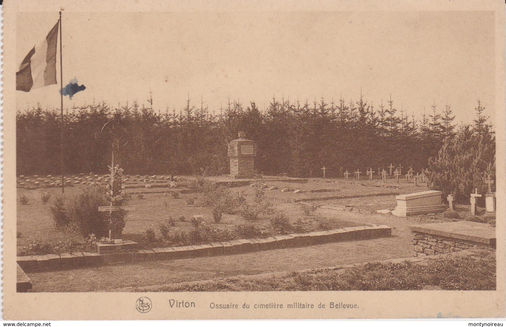 Belgique :  VIRTON  :  Ossuaire  Du  Cimetière  De  Bellevue ( Carte  Carnet) - Autres & Non Classés