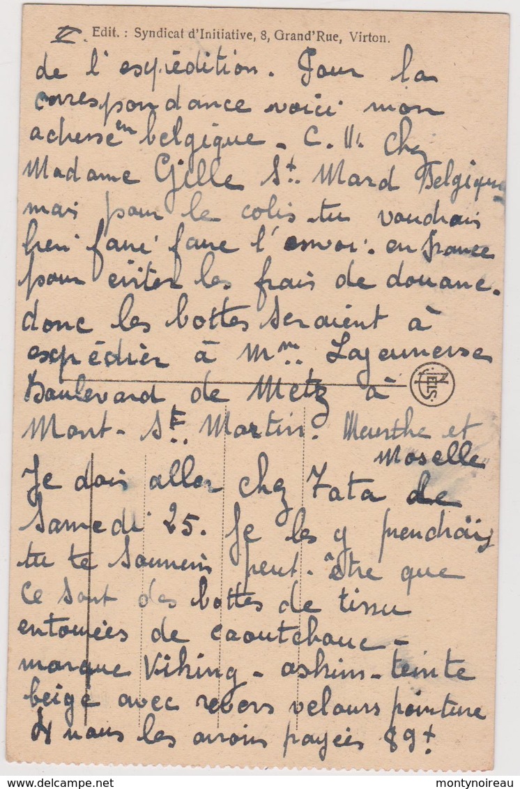 Belgique :  VIRTON  :  Ossuaire  Du  Cimetière  De  Bellevue ( Carte  Carnet) - Autres & Non Classés