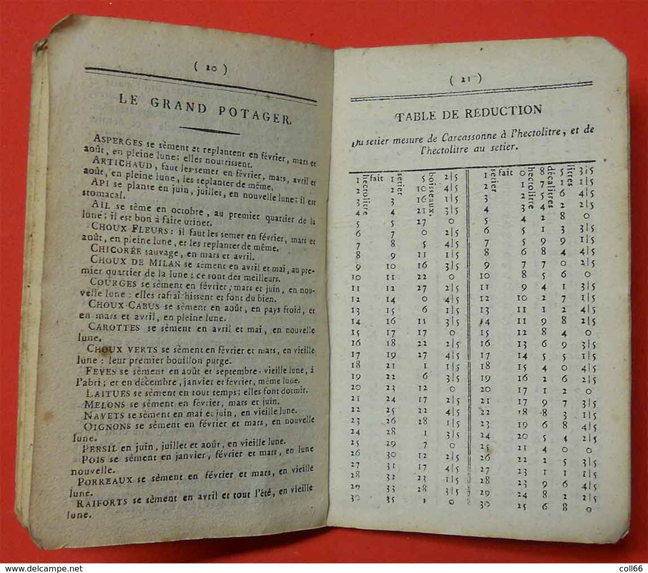 1835 Almanach Curieux Et Récréatif Dont Dates Foires Du 09-11-31-34-66-81édit Pierre Polere Carcassonne Aude - Documents Historiques