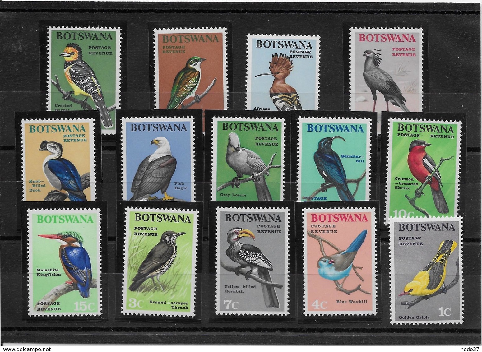 Botswana N°171/184 - Oiseaux - Neuf ** Sans Charnière -  TB - Botswana (1966-...)