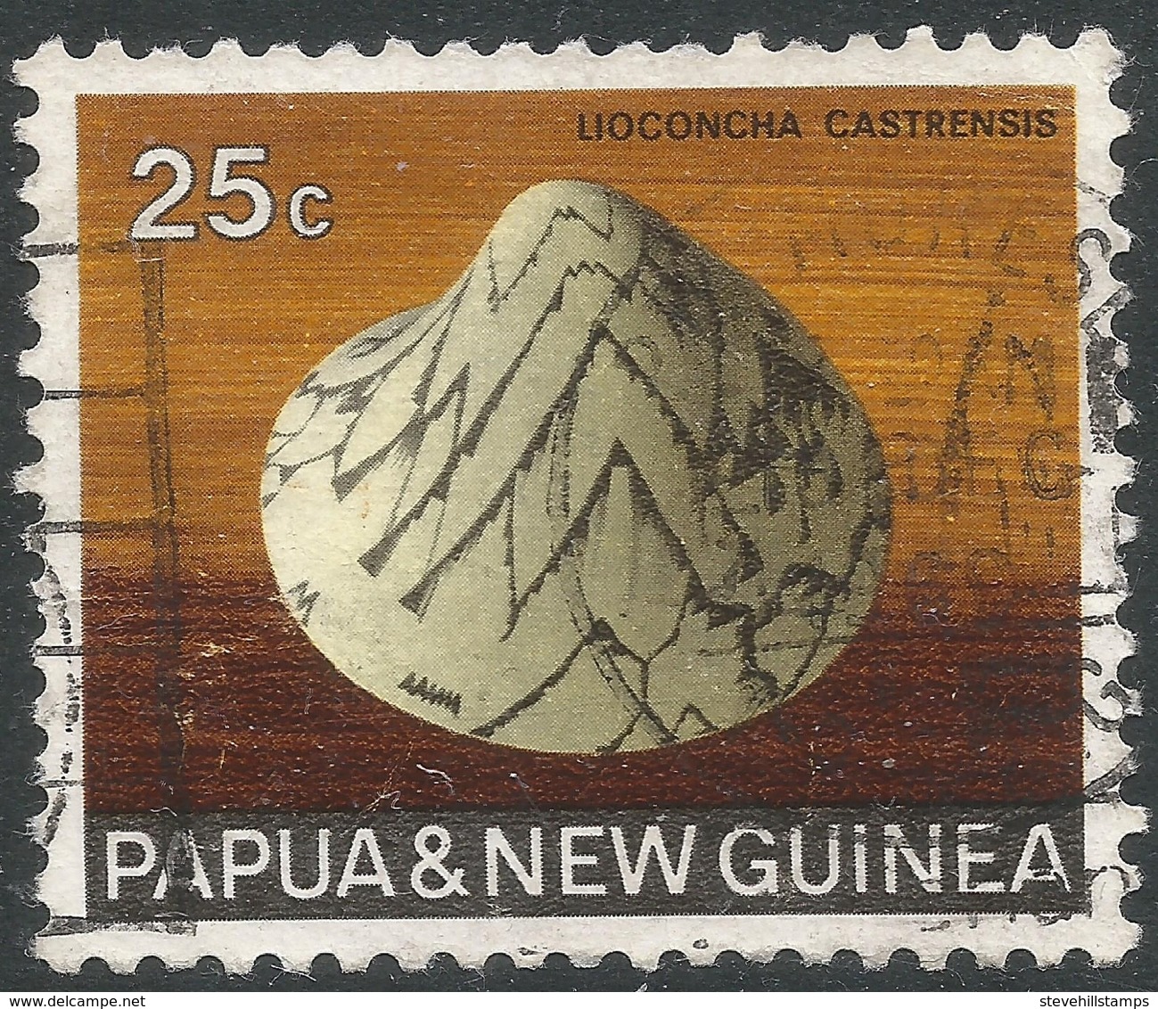 Papua New Guinea. 1968-69 Sea Shells. 25c Used. SG 146 - Papua New Guinea