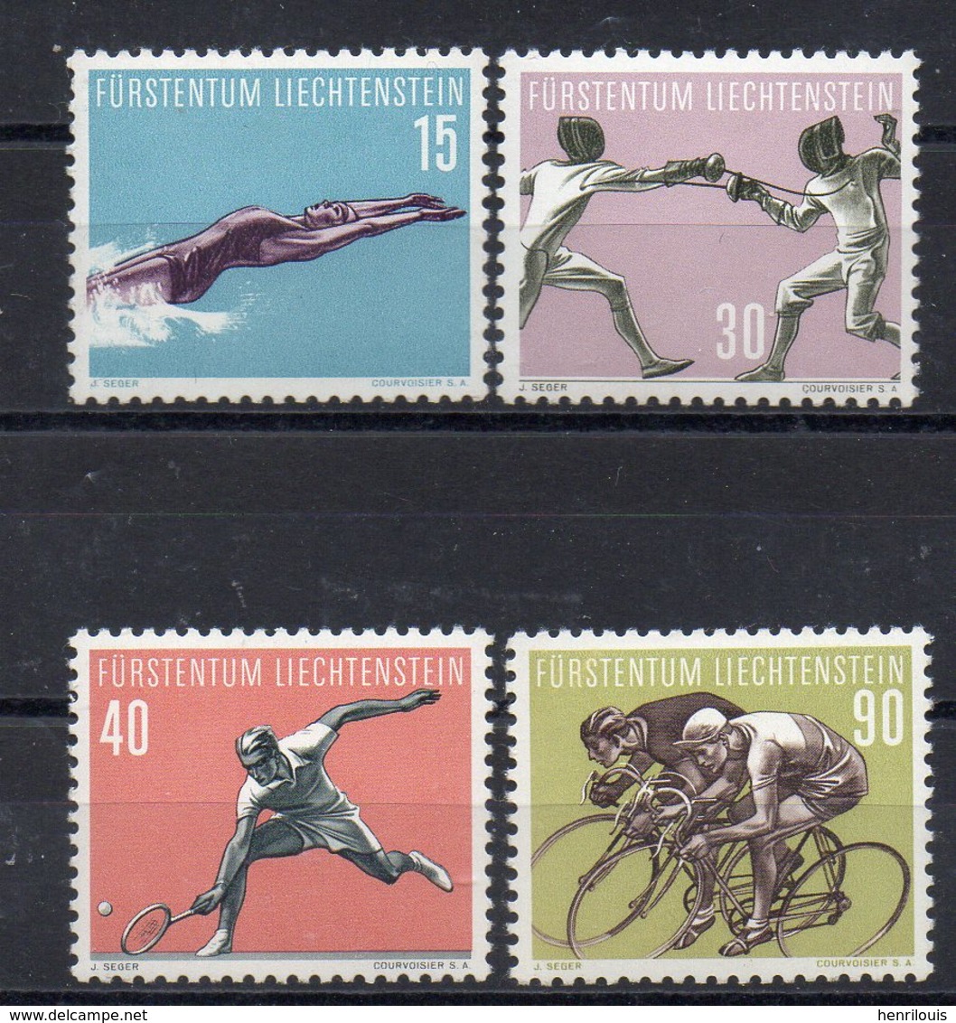 LIECHTENSTEIN   Timbres Neufs ** De 1958   ( Ref 5970 )  Sport - Unused Stamps