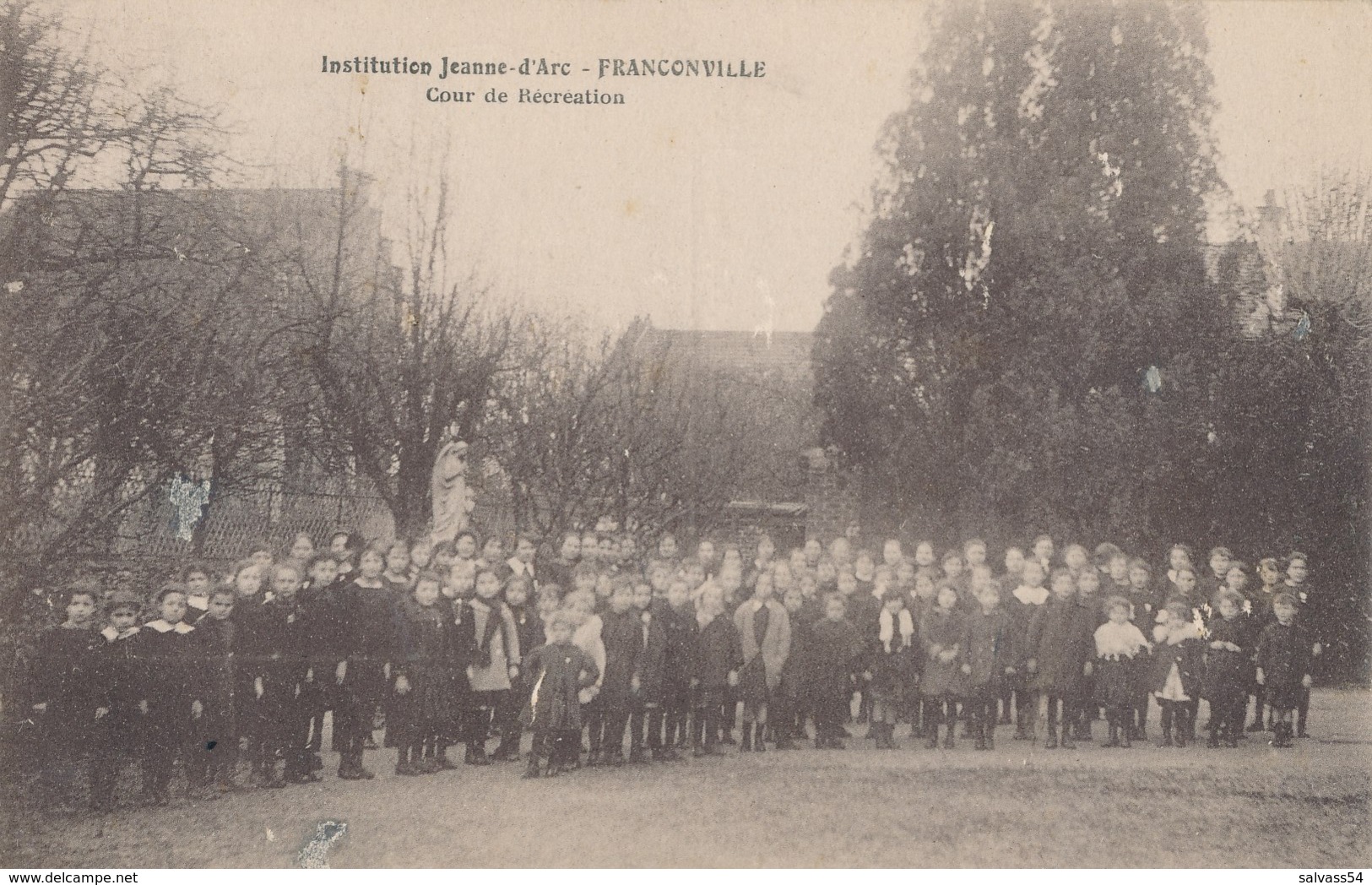 95) FRANCONVILLE : Institue Jeanne D'Arc - Cours De Récréation (animée) - Franconville