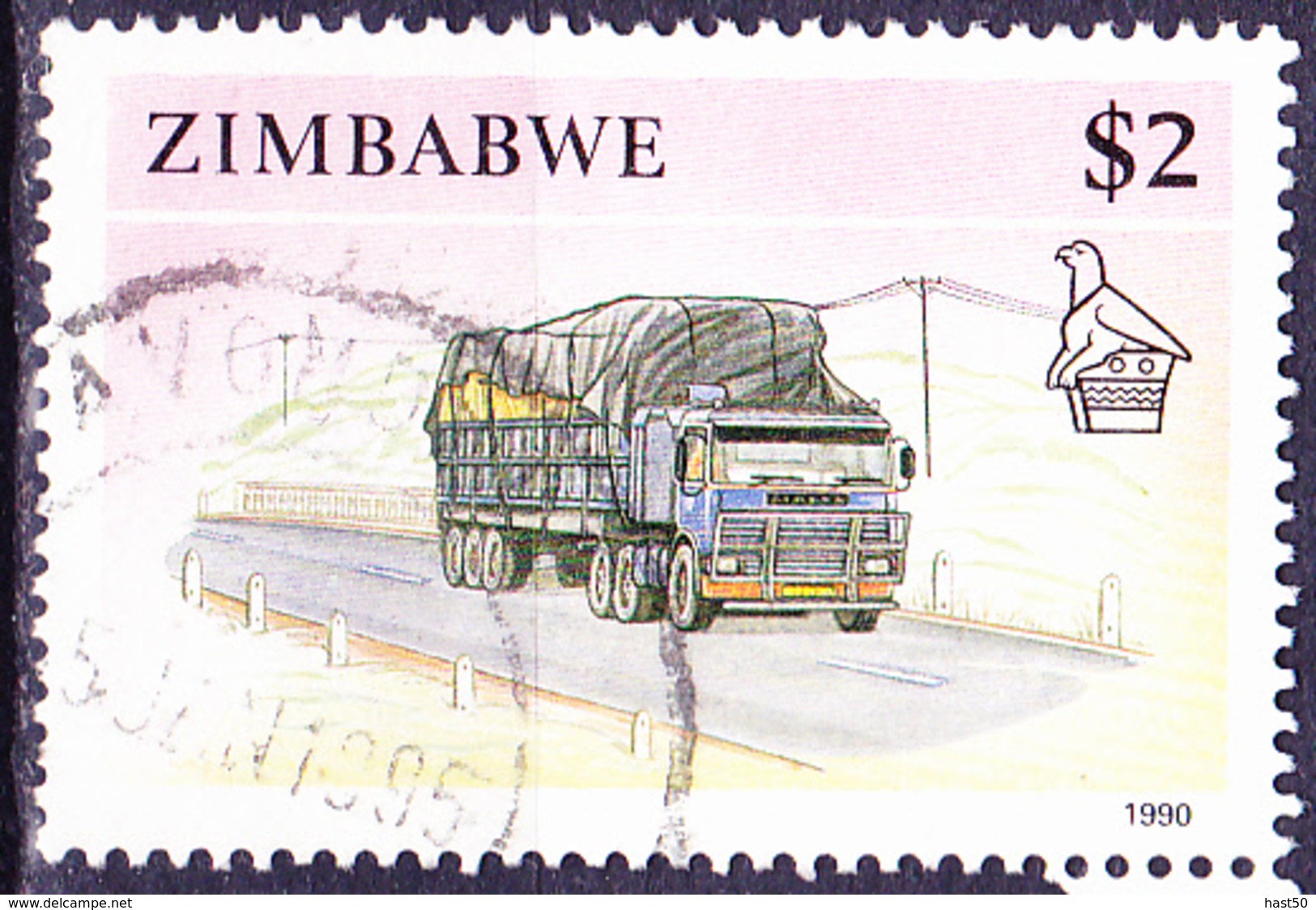 Simbabwe - Lastwagen (Mi.Nr.: 435) 1990 - Gest. Used Obl. - Zimbabwe (1980-...)